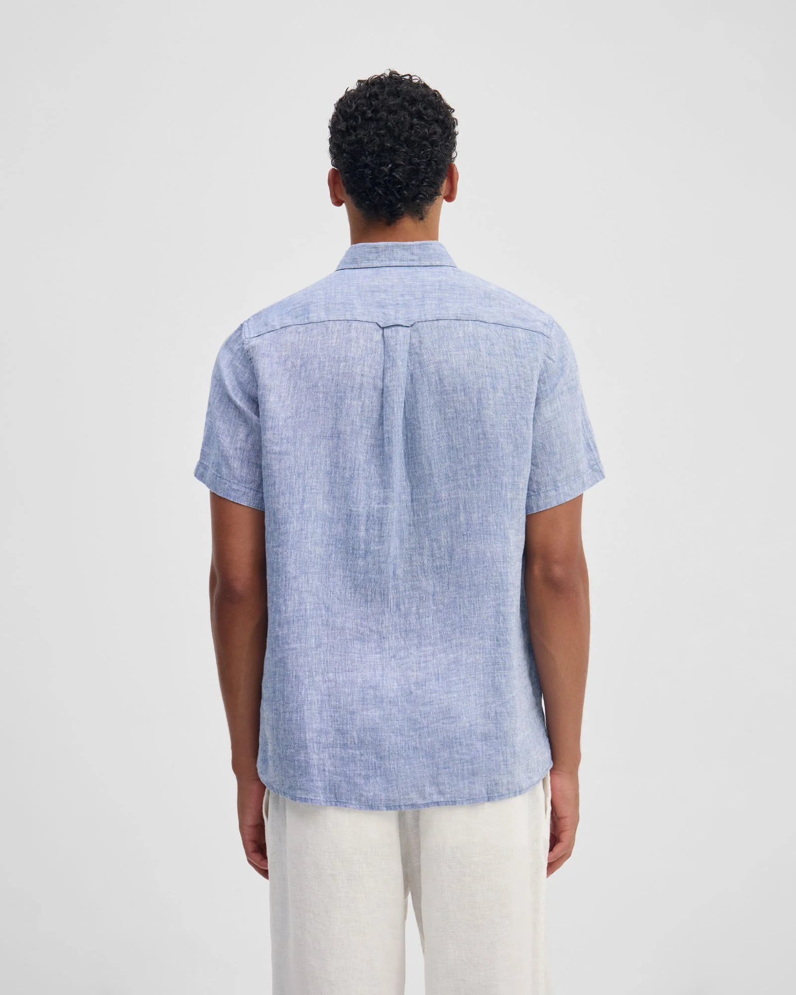 Leyton French Linen Short Sleeve Shirt - Image 4