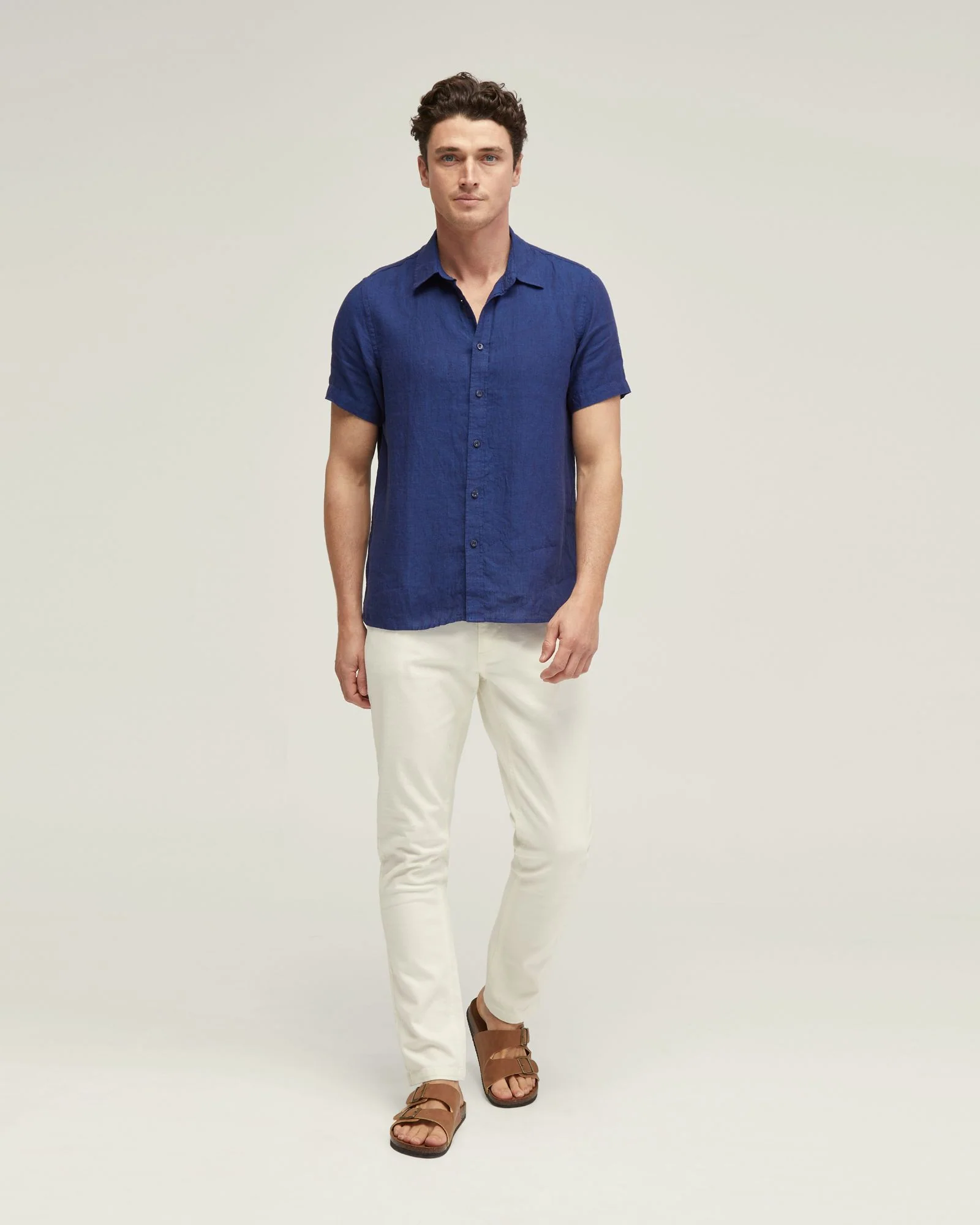 Leyton Pure Linen Short Sleeve Shirt