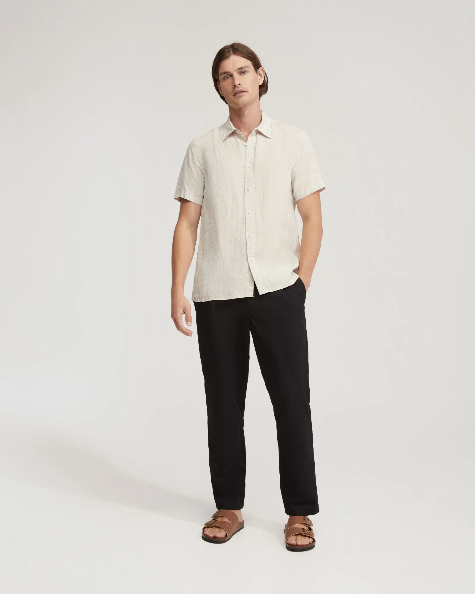 Leyton Pure Linen Short Sleeve Shirt - Image 14