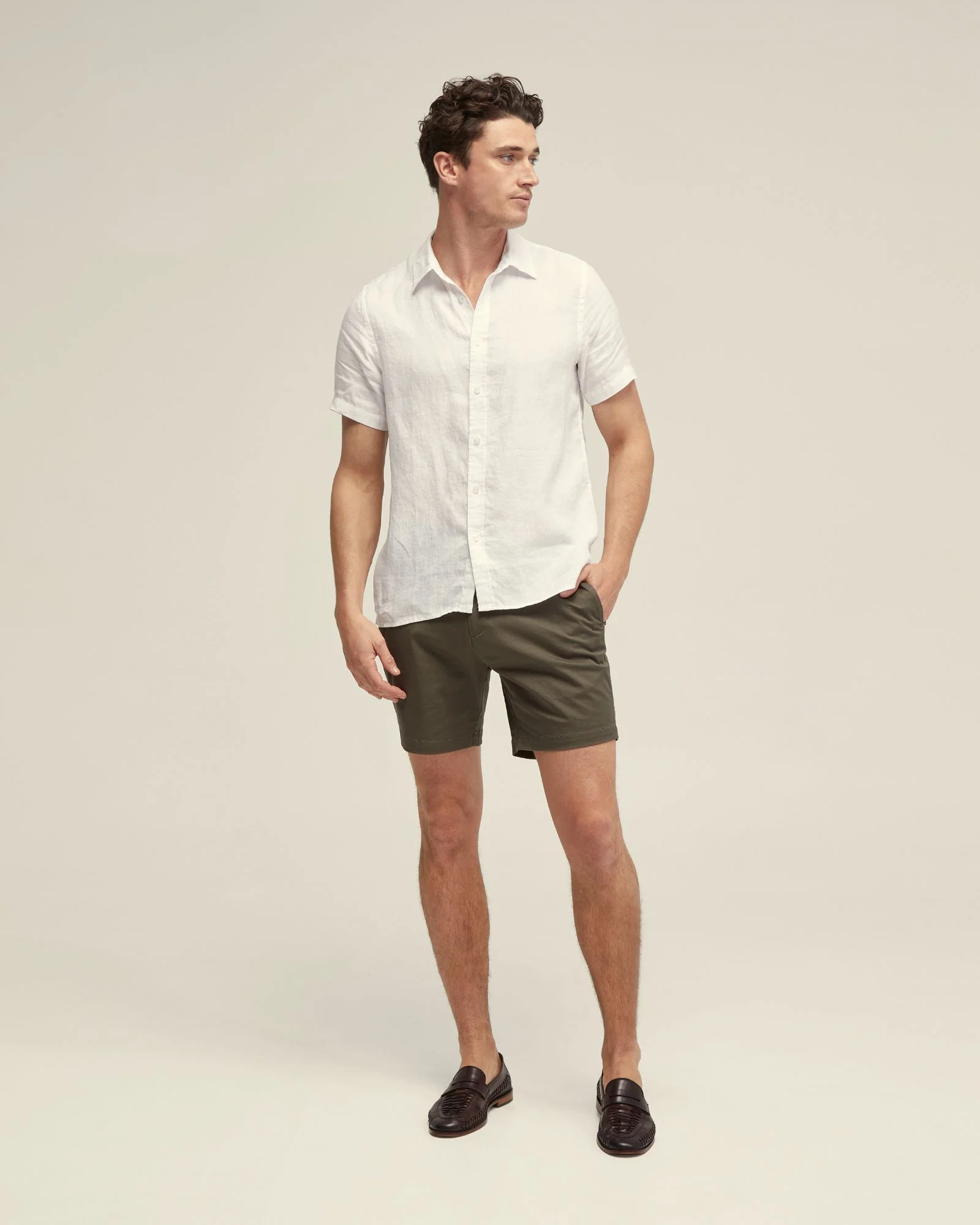 Leyton Pure Linen Short Sleeve Shirt - Image 21