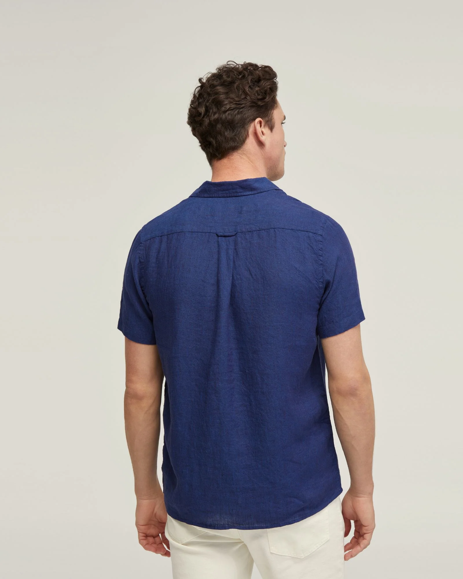 Leyton Pure Linen Short Sleeve Shirt - Image 3
