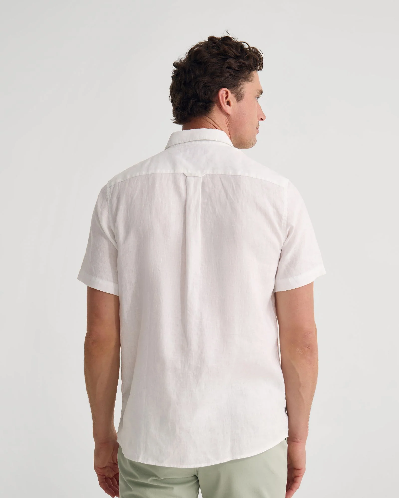 Leyton French Linen Short Sleeve Shirt - Image 18