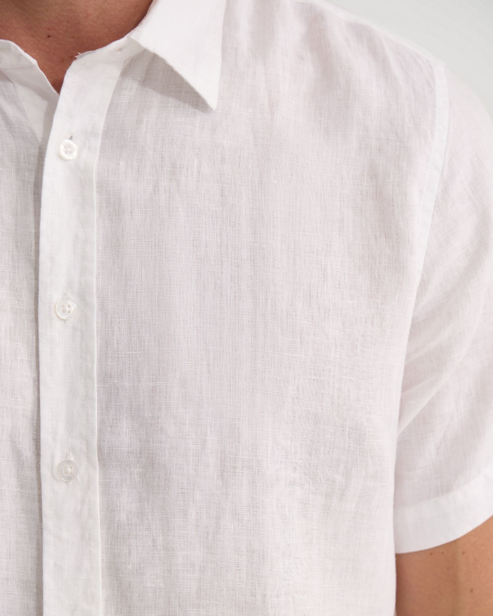 Leyton French Linen Short Sleeve Shirt - Image 21