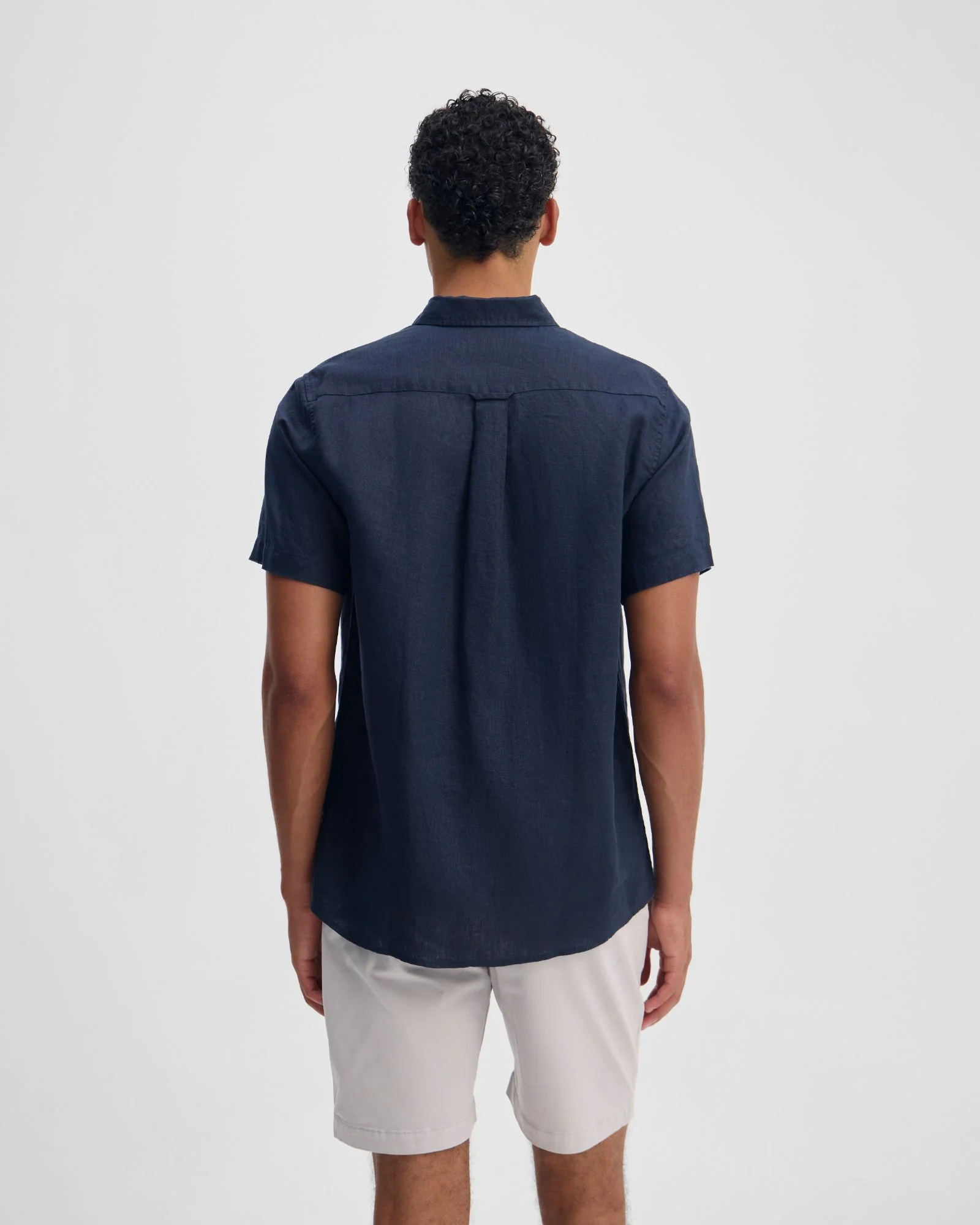 Leyton French Linen Short Sleeve Shirt - Image 4