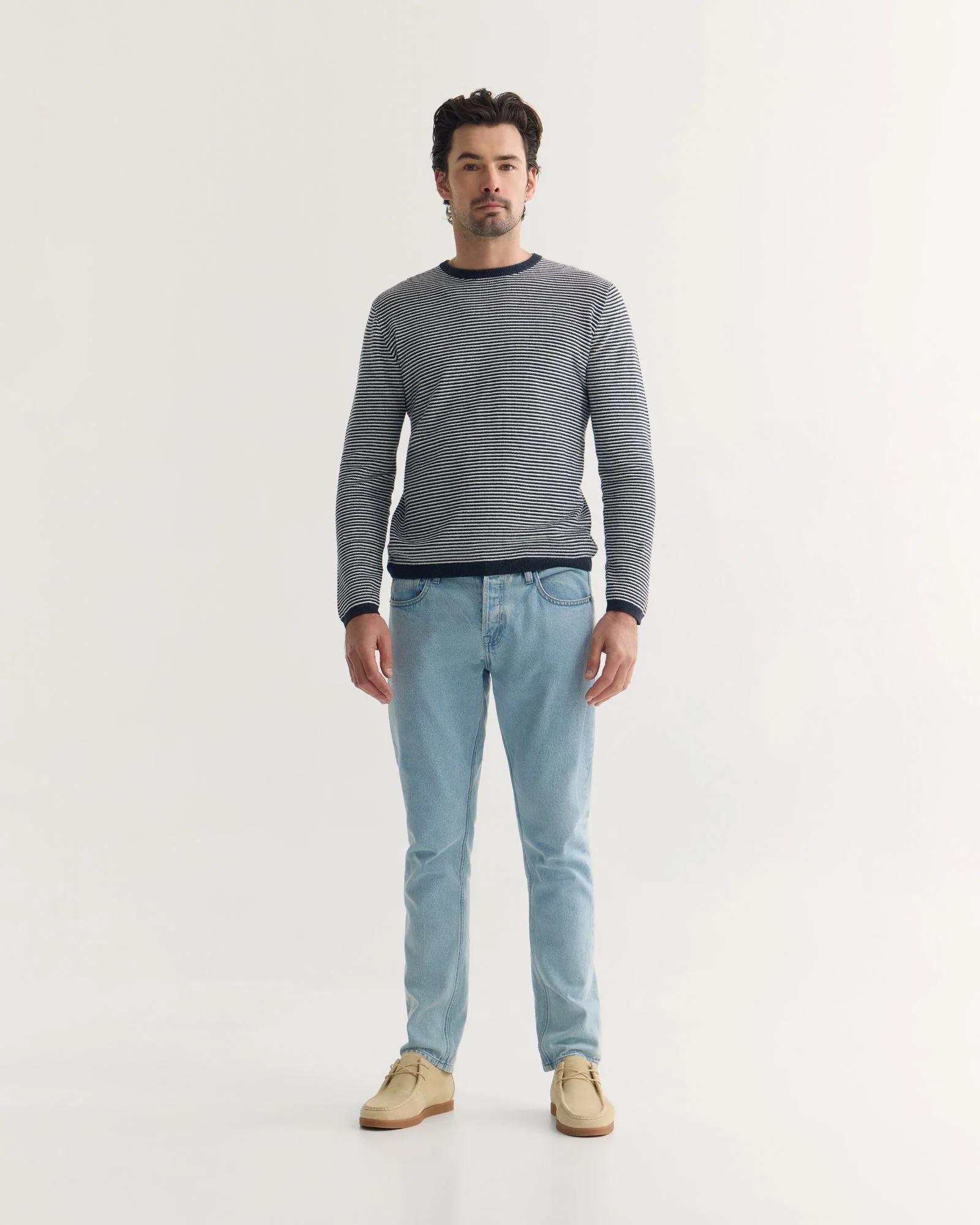 Liam Stripe Crew Neck
