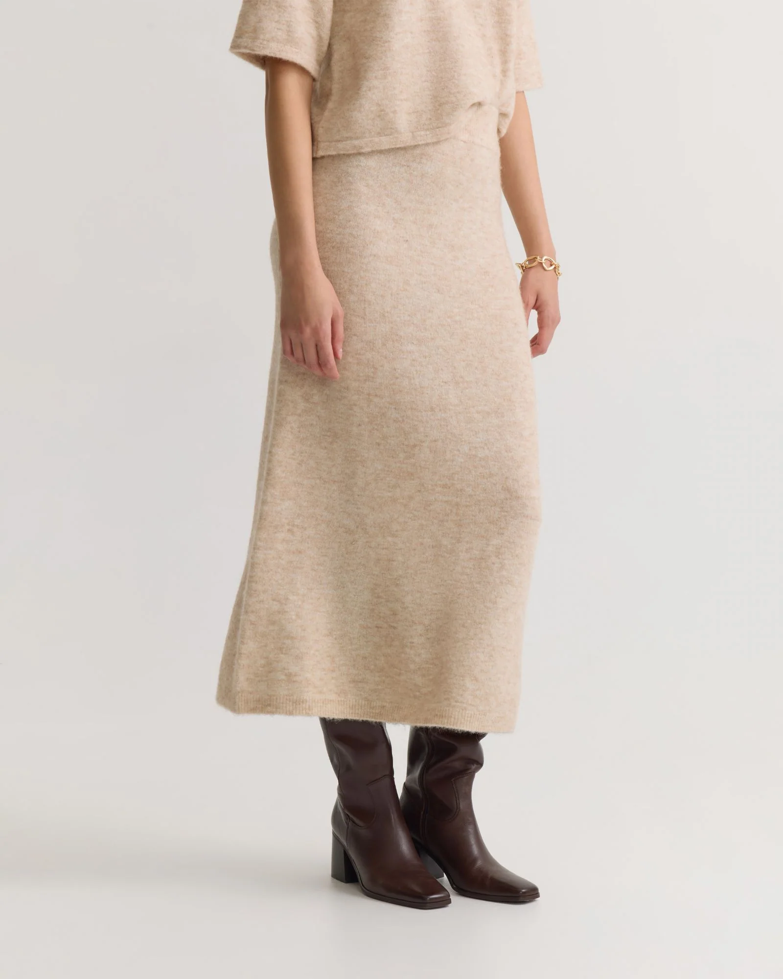 Lisa Alpaca Blend Skirt - Image 2