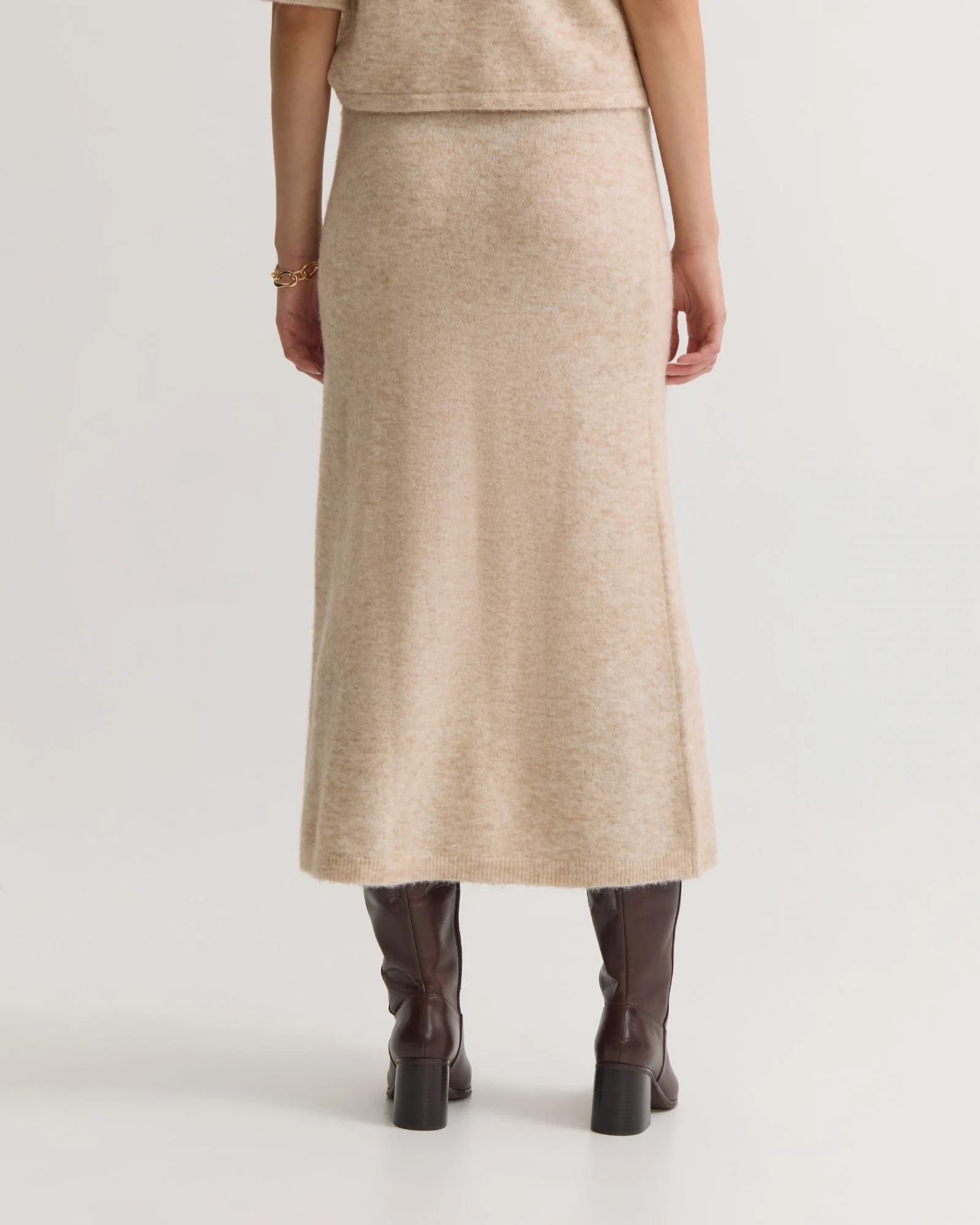 Lisa Alpaca Blend Skirt - Image 3