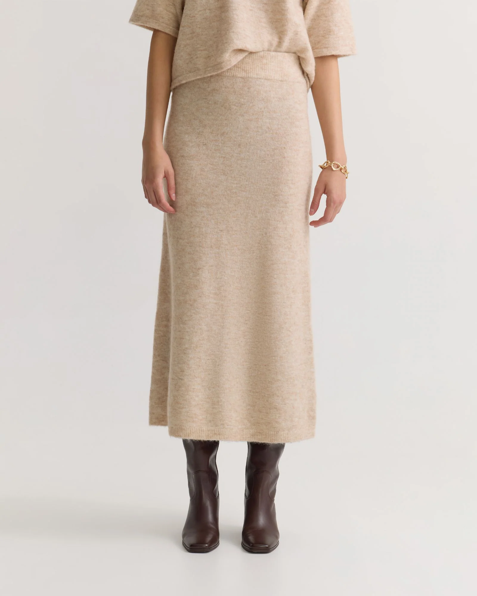 Lisa Alpaca Blend Skirt - Image 5