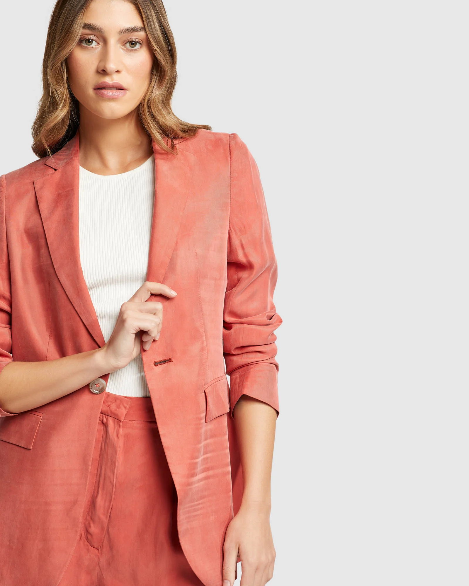 Lola Cupro Blend Blazer - Image 12