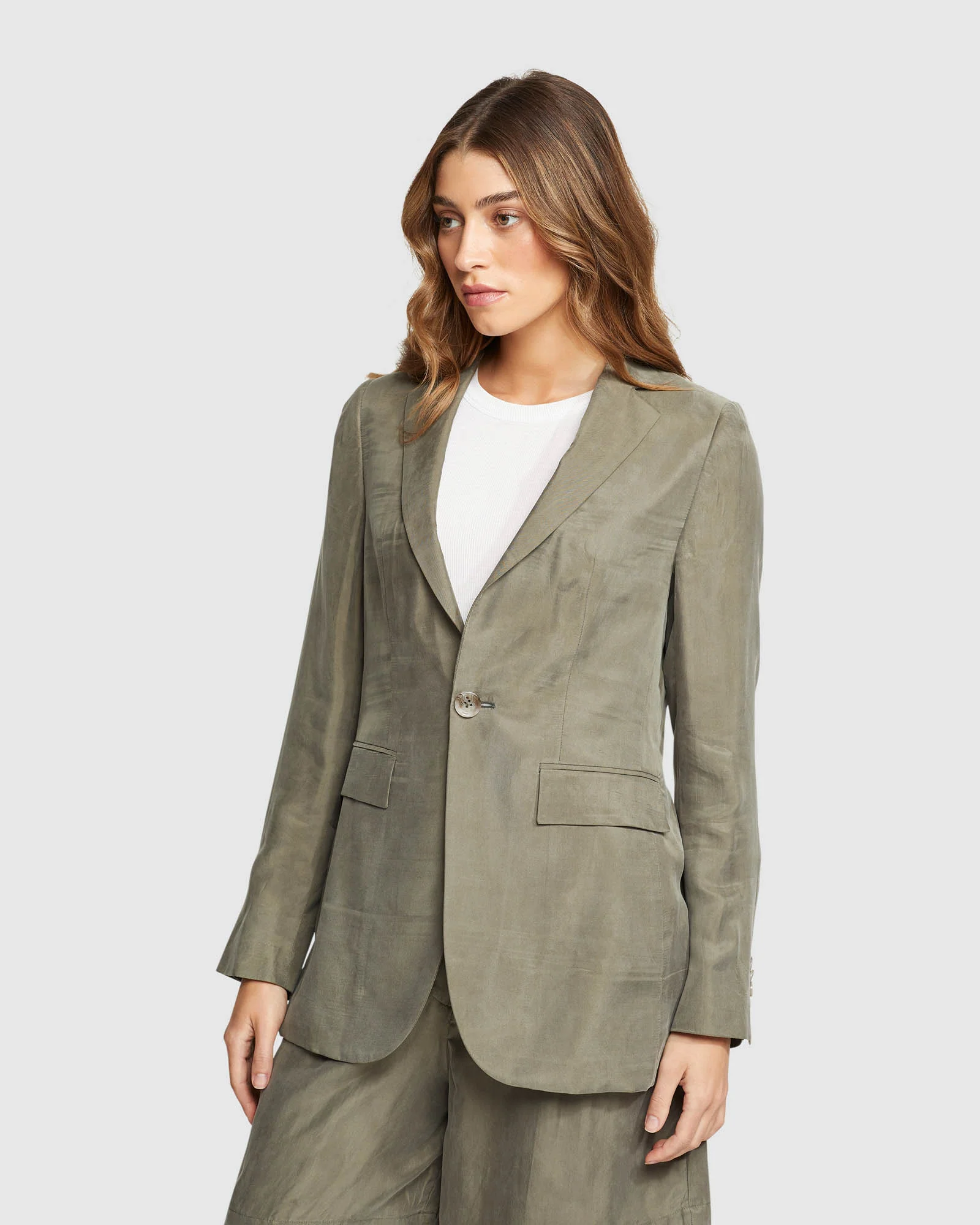 Lola Cupro Blend Blazer - Image 2