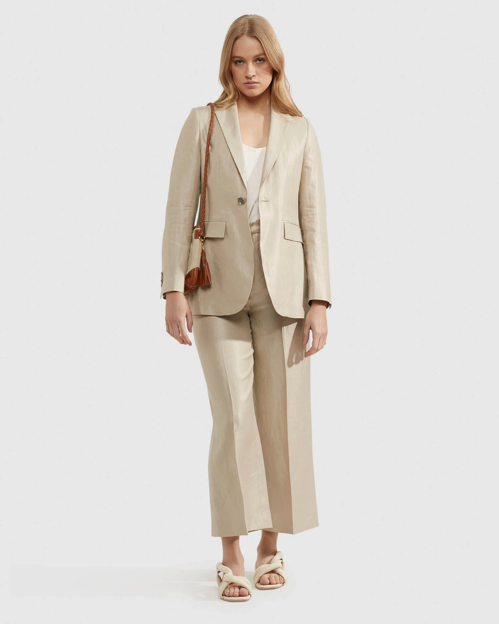 Lola Linen Twill Jacket - Image 8