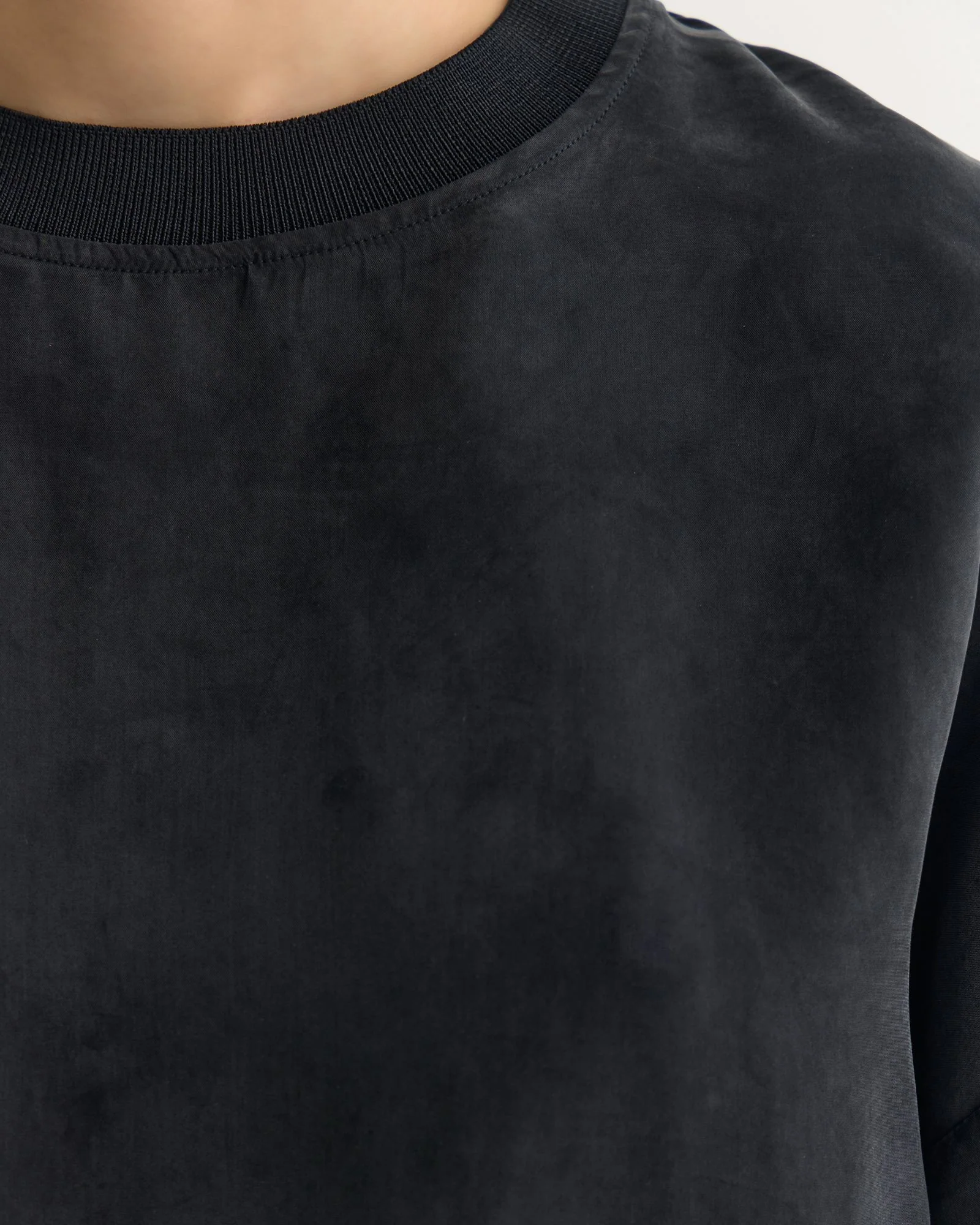 Lola Rib Collar Cupro Top - Image 6
