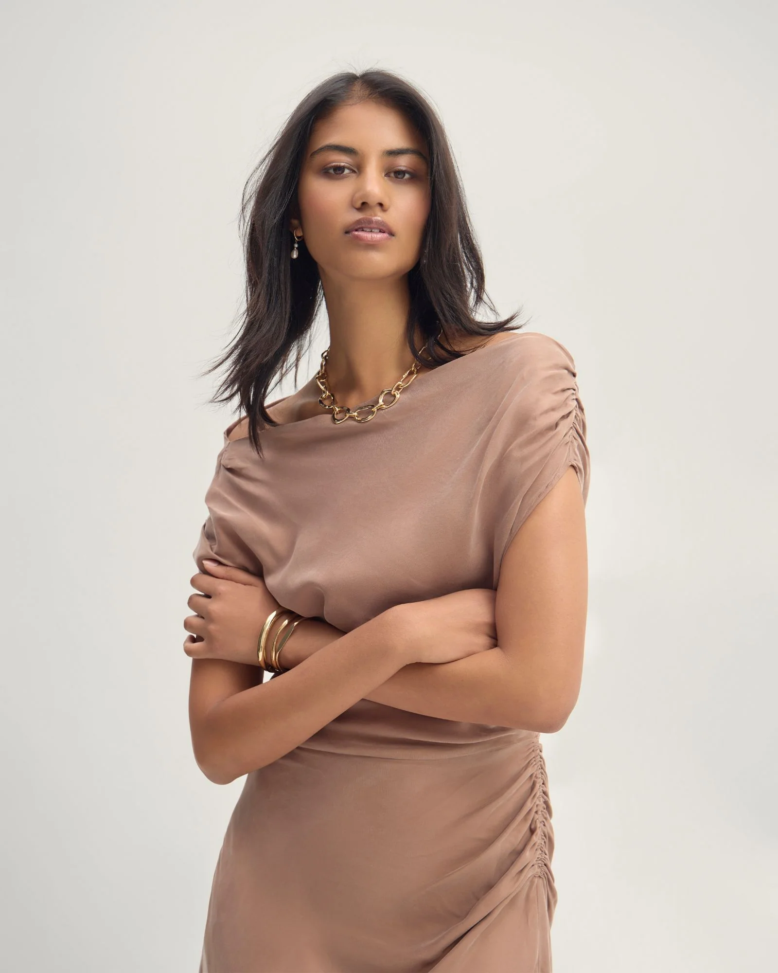 Lolita Cupro Dress - Image 12