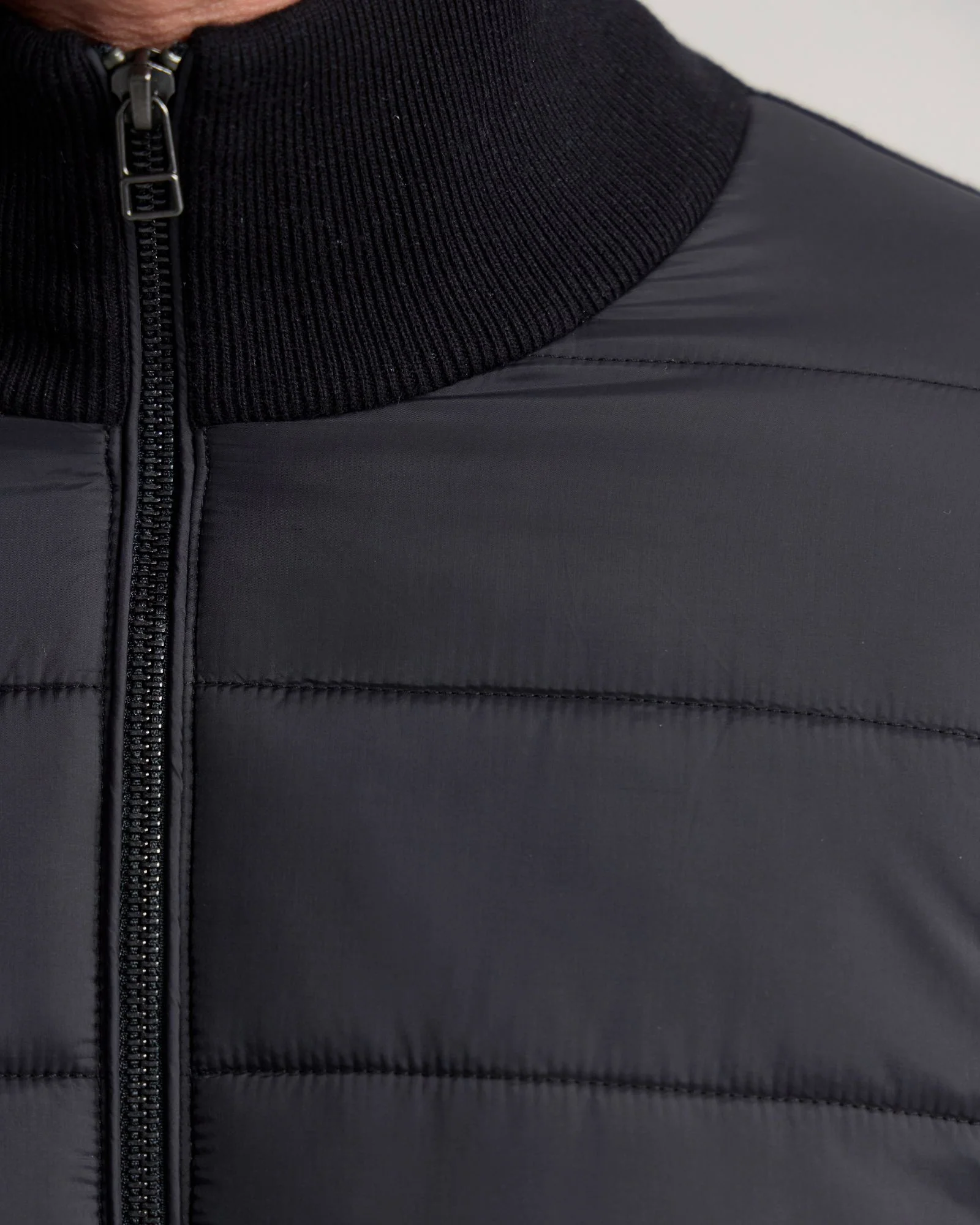 Lorenzo Knit Sleeve Puffer Jacket - Image 7