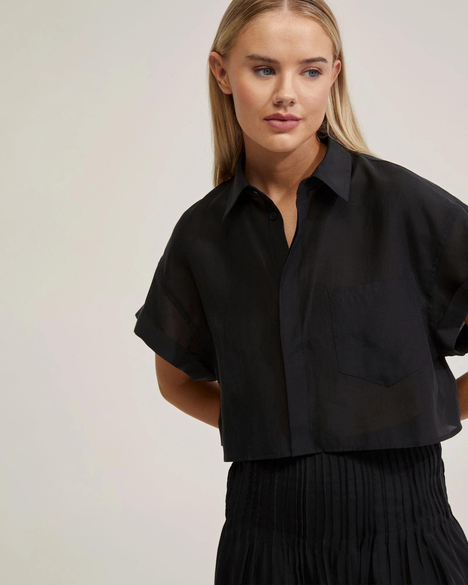 Lottie Crop Shirt - Image 4
