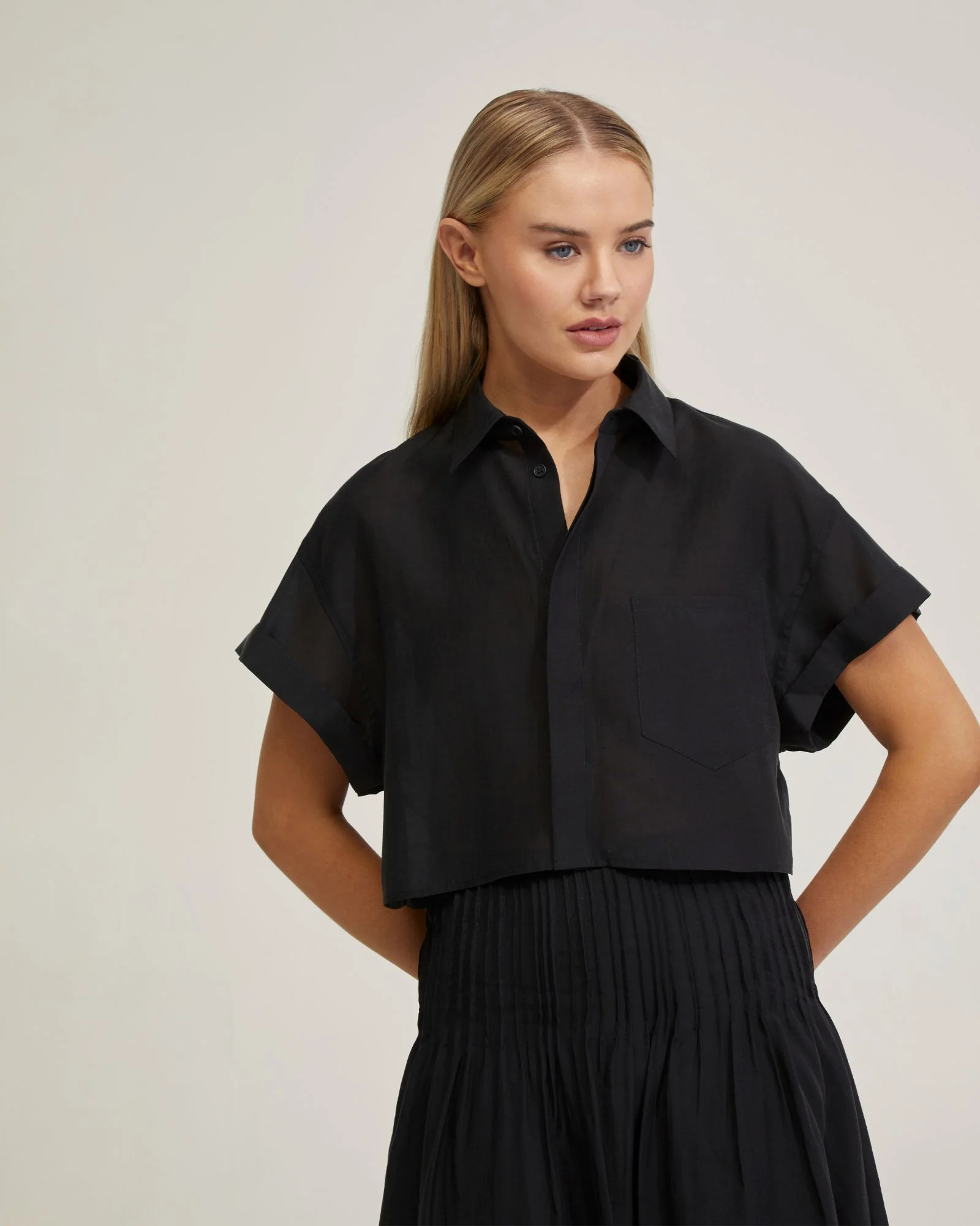 Lottie Crop Shirt - Image 5