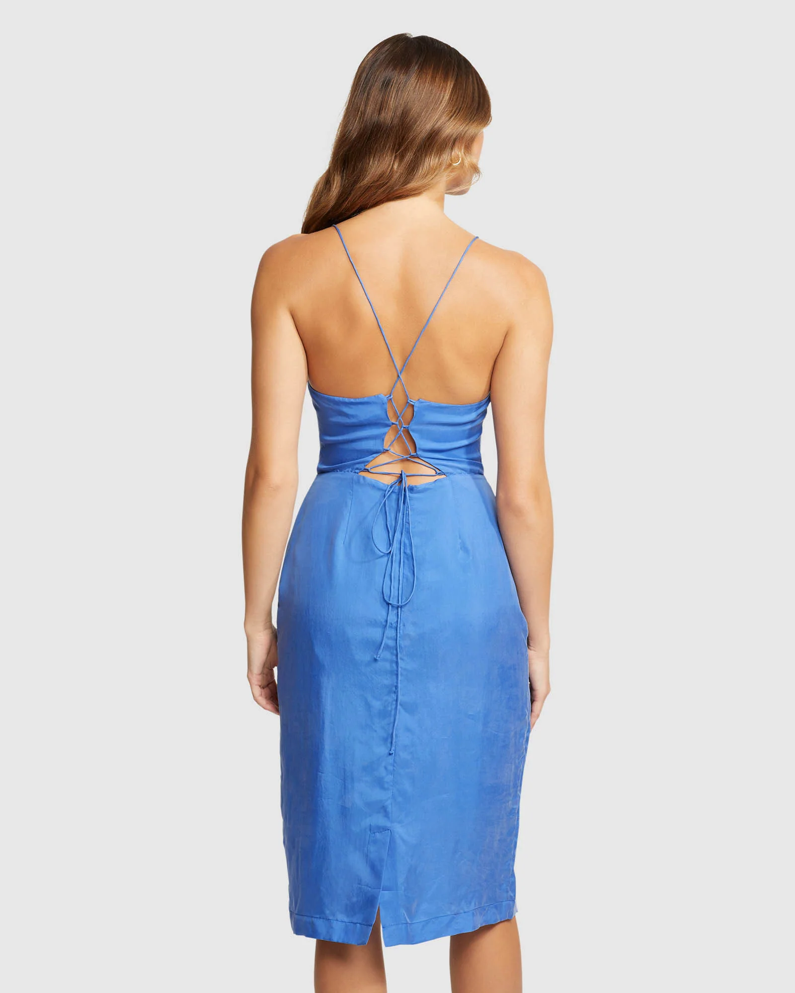 Lotus Back Tied Dress - Image 3