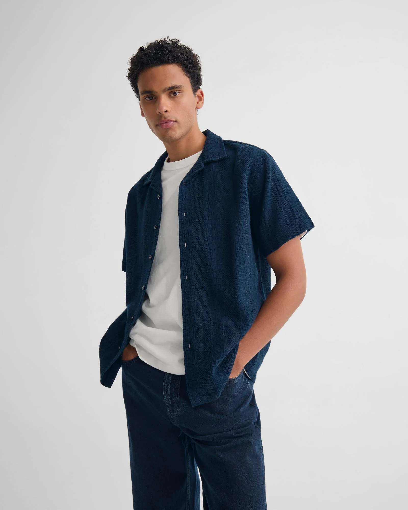 Luca Cotton Overshirt - Image 5