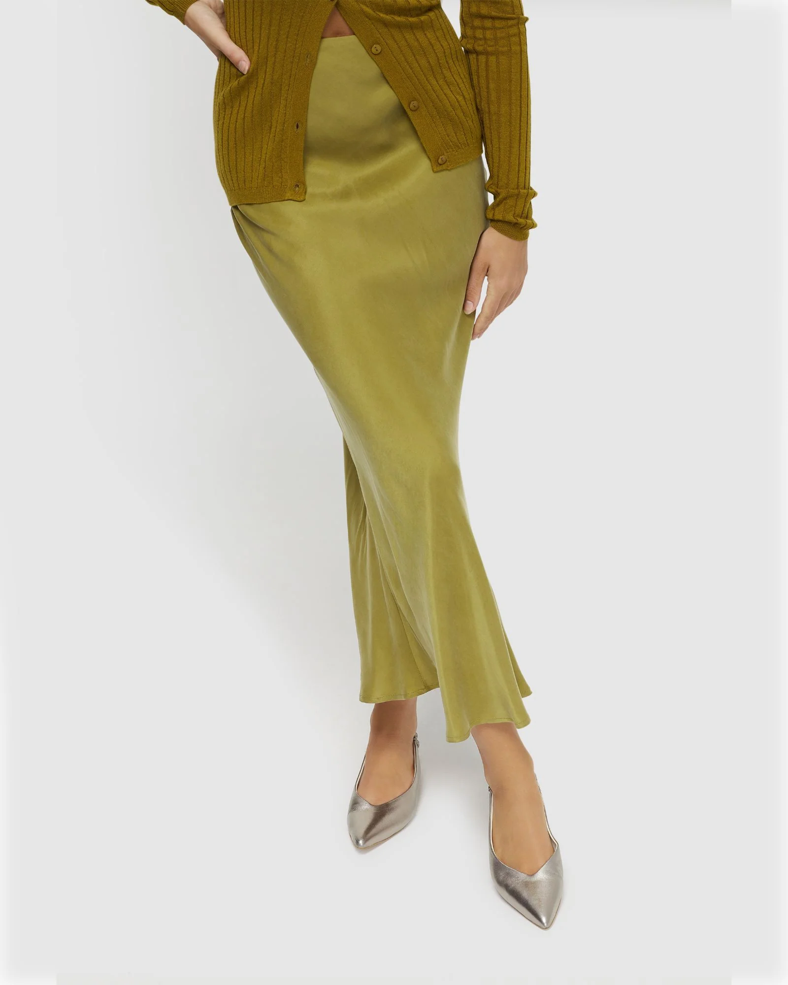 Lucinda Cupro Skirt - Image 4