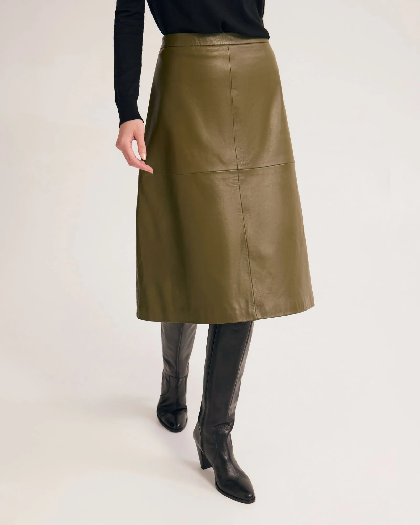 Lulu Leather Skirt - Image 5