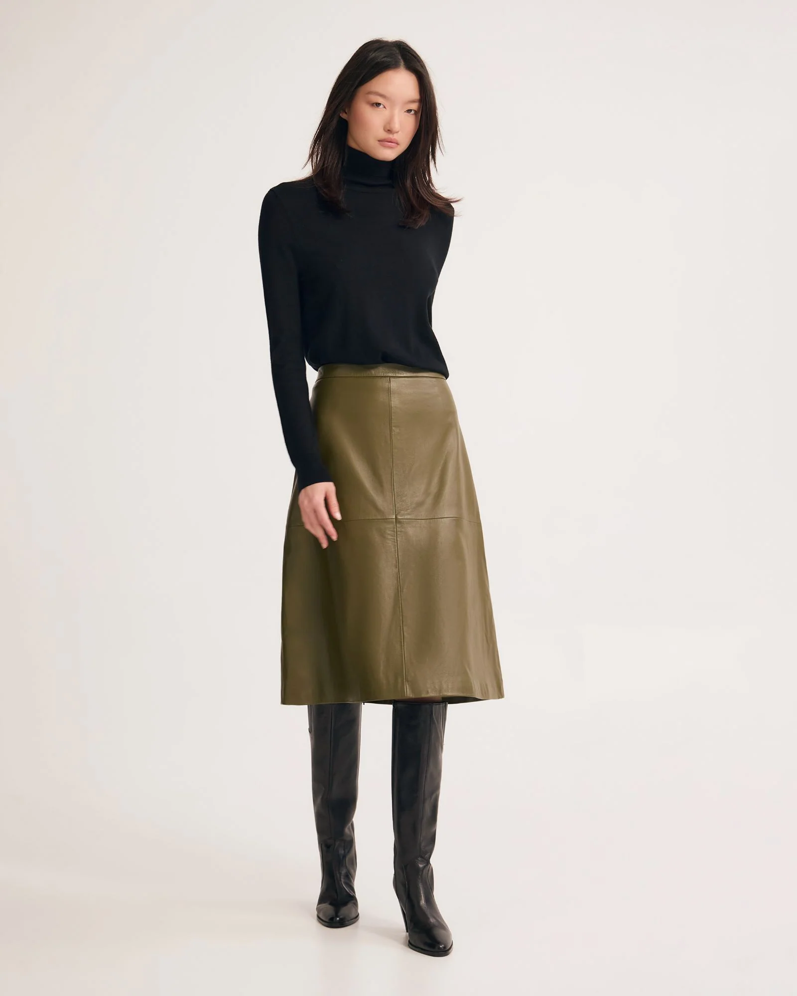 Lulu Leather Skirt - Image 6