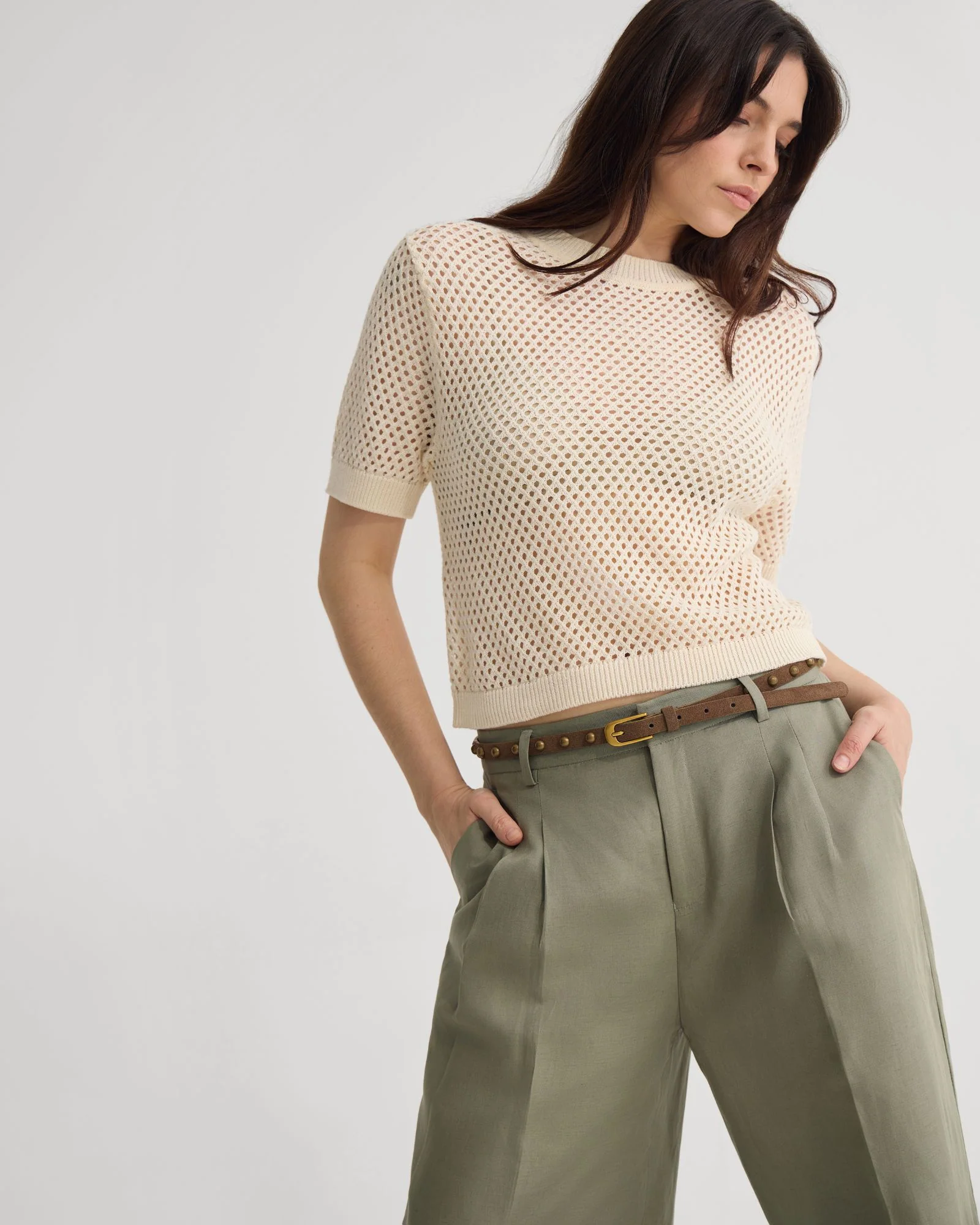 Luna Cotton Knit Top - Image 12