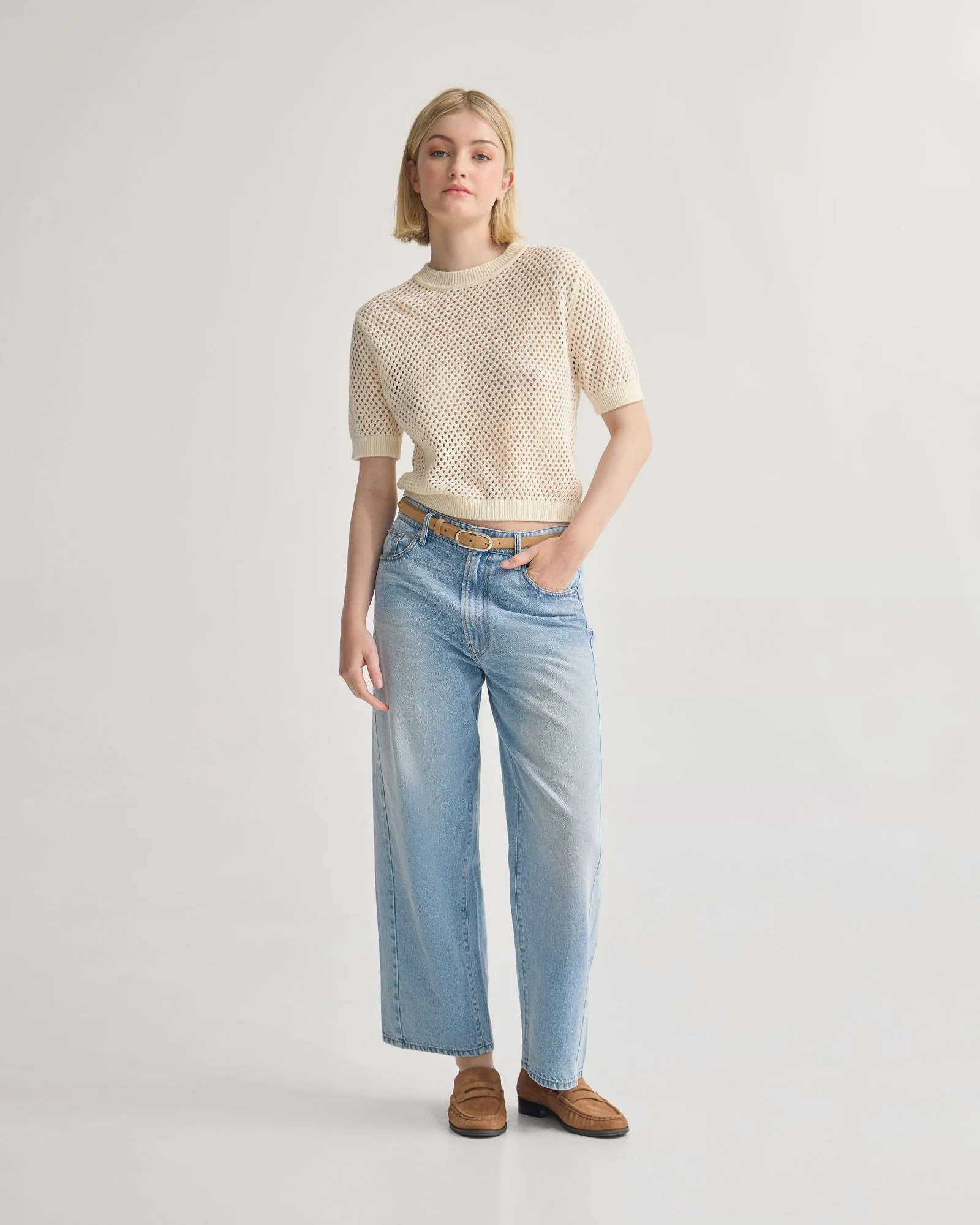 Luna Cotton Knit Top - Image 15