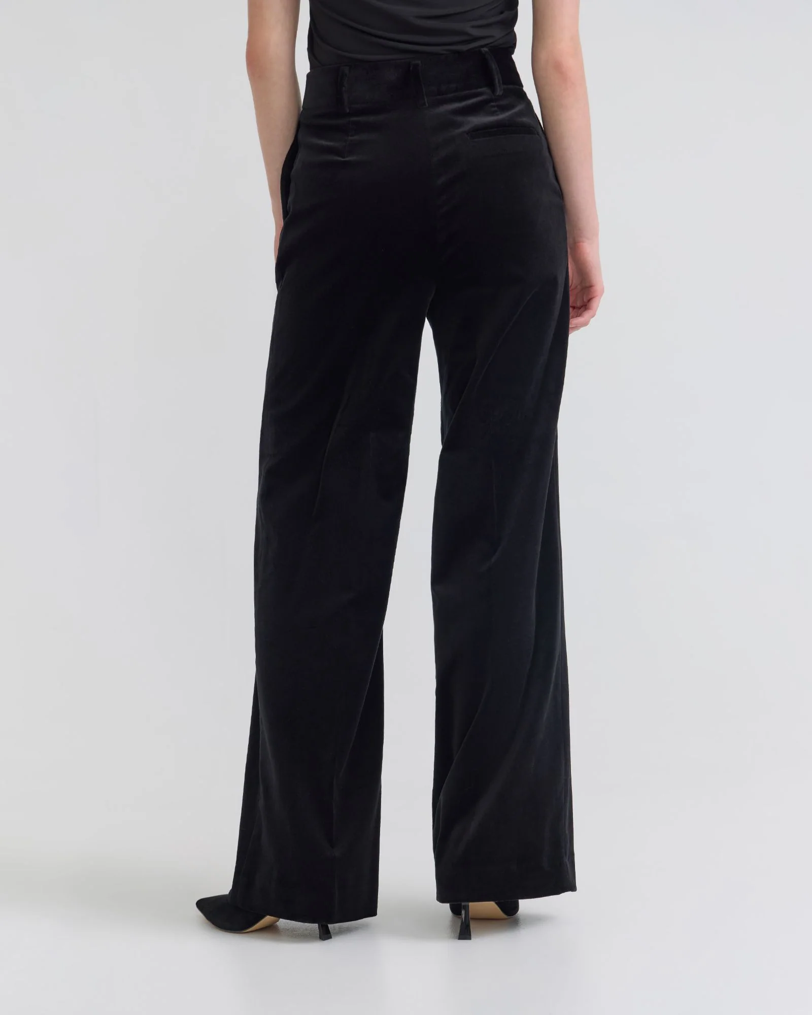 Lydia Stretch Velvet Pants - Image 3