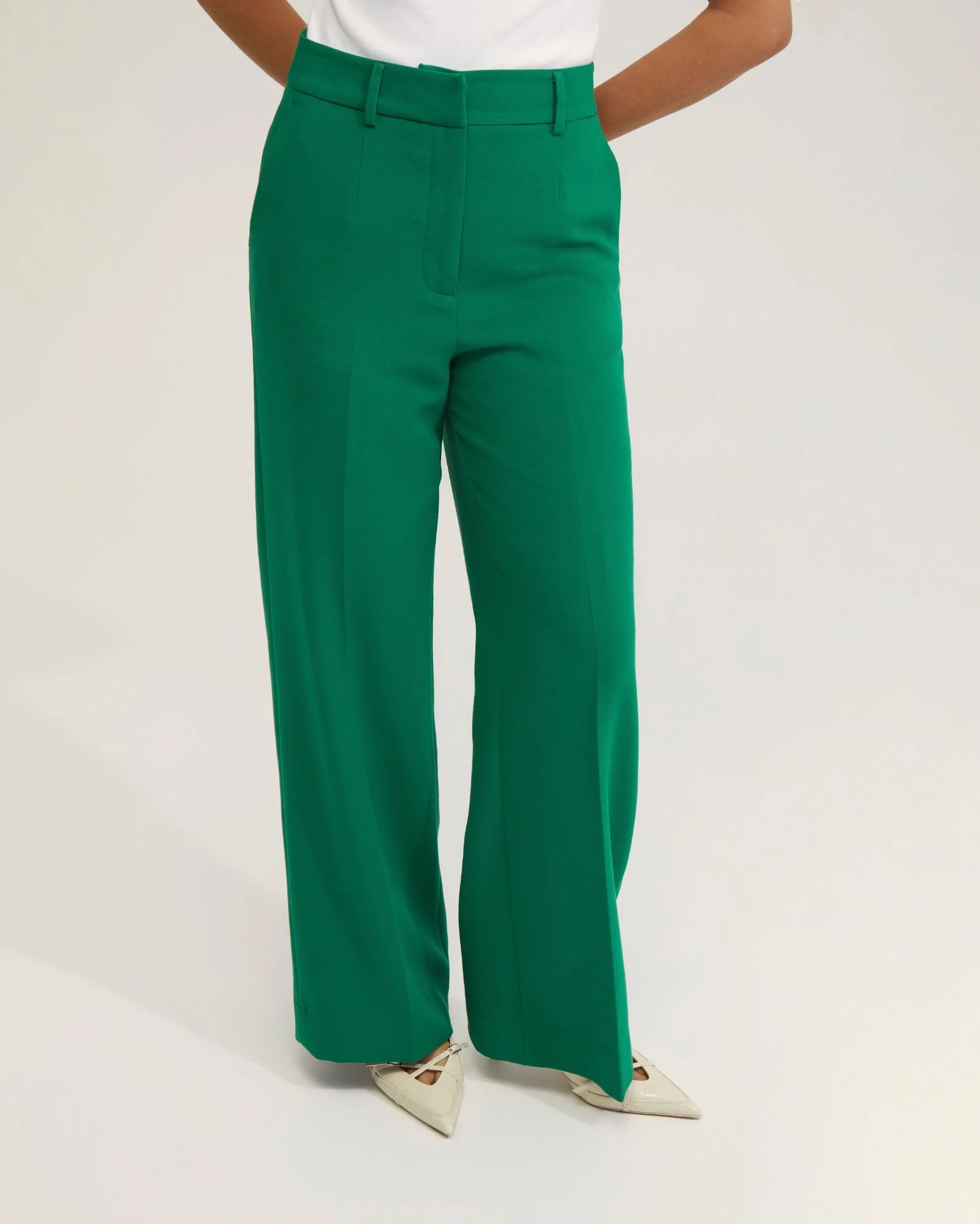 Lydia Stretch Wide Leg Pants - Image 11
