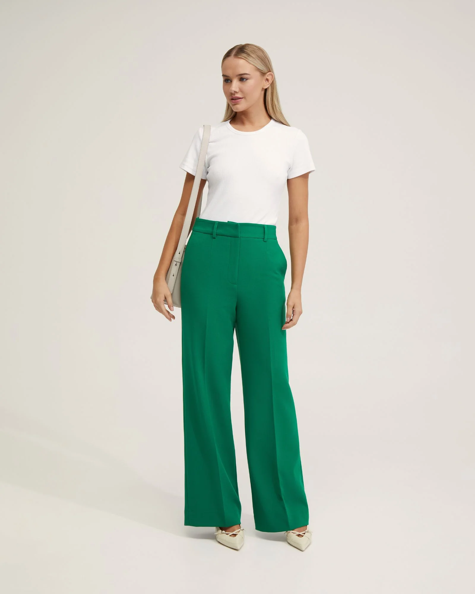 Lydia Stretch Wide Leg Pants - Image 12