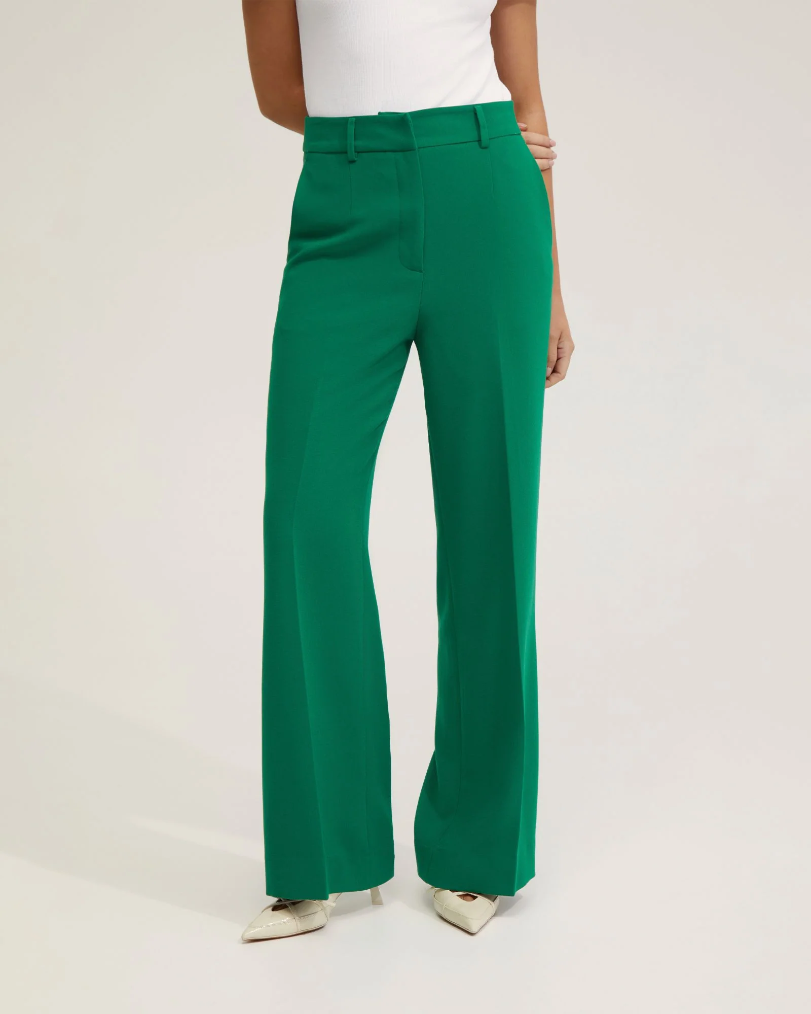 Lydia Stretch Wide Leg Pants - Image 8