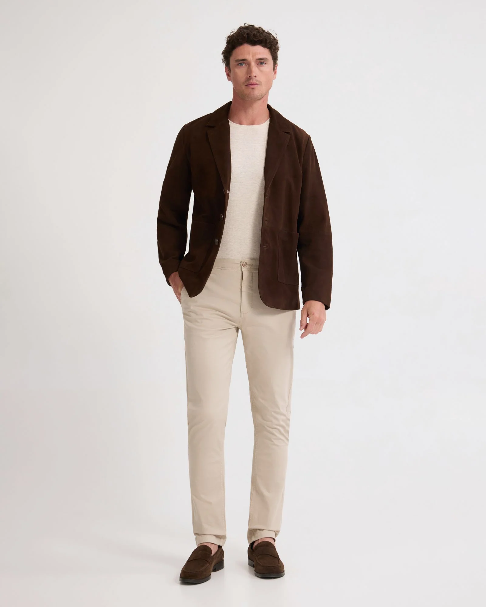 Maddox Suede Blazer - Image 2