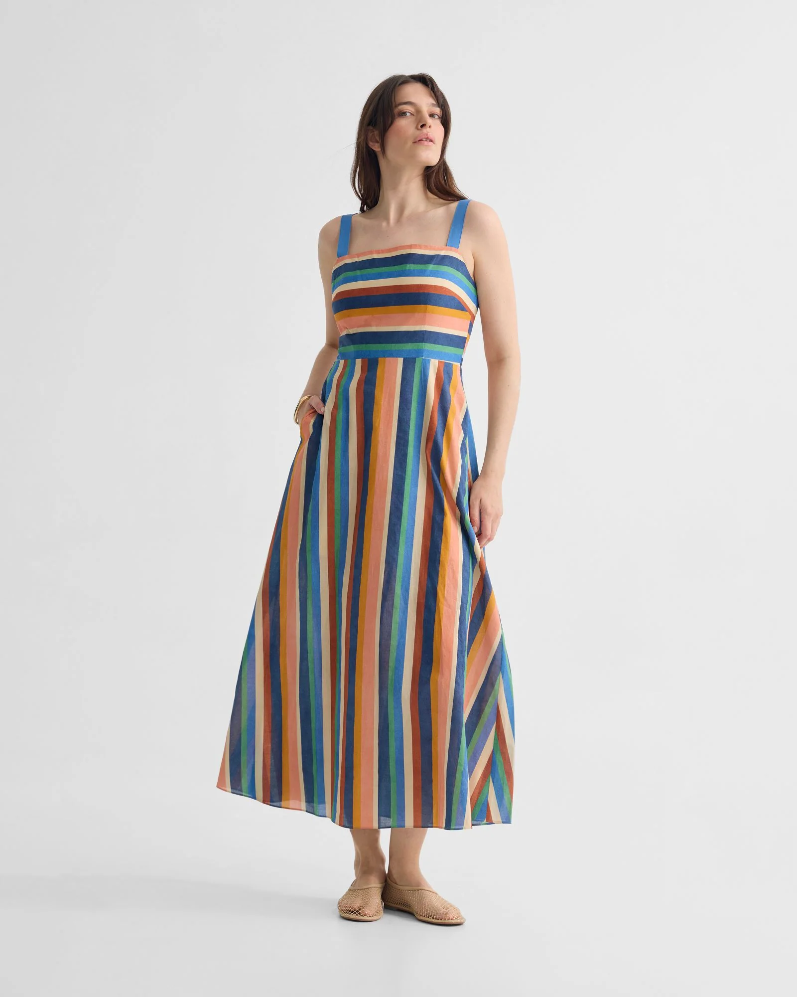 Madeira Striped Dress - Image 6