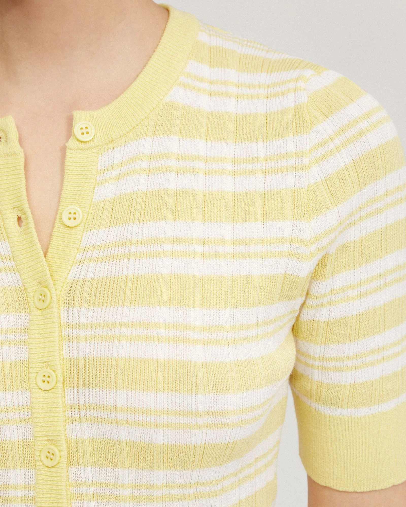Maja Striped Button Knit - Image 12