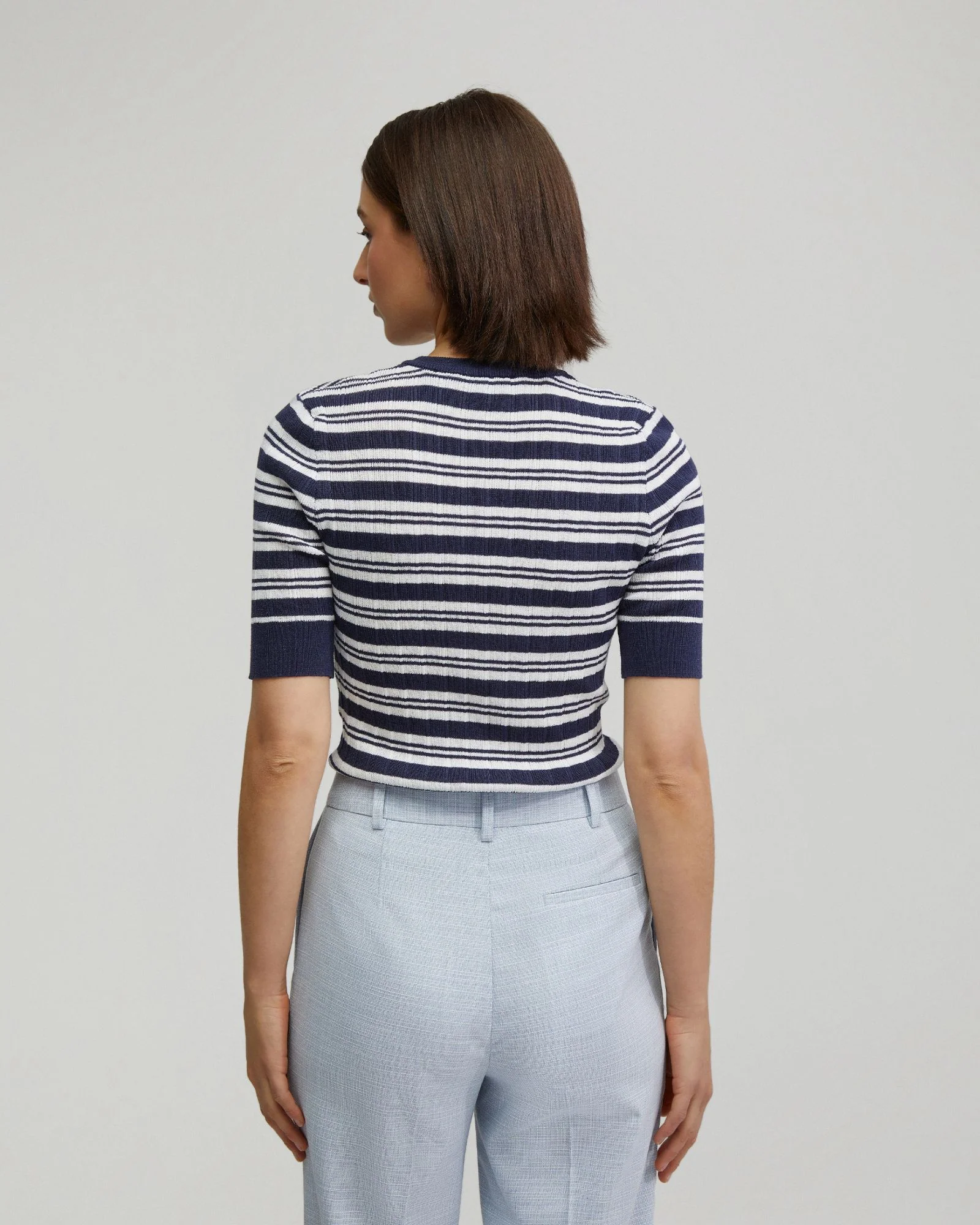 Maja Striped Button Knit - Image 3