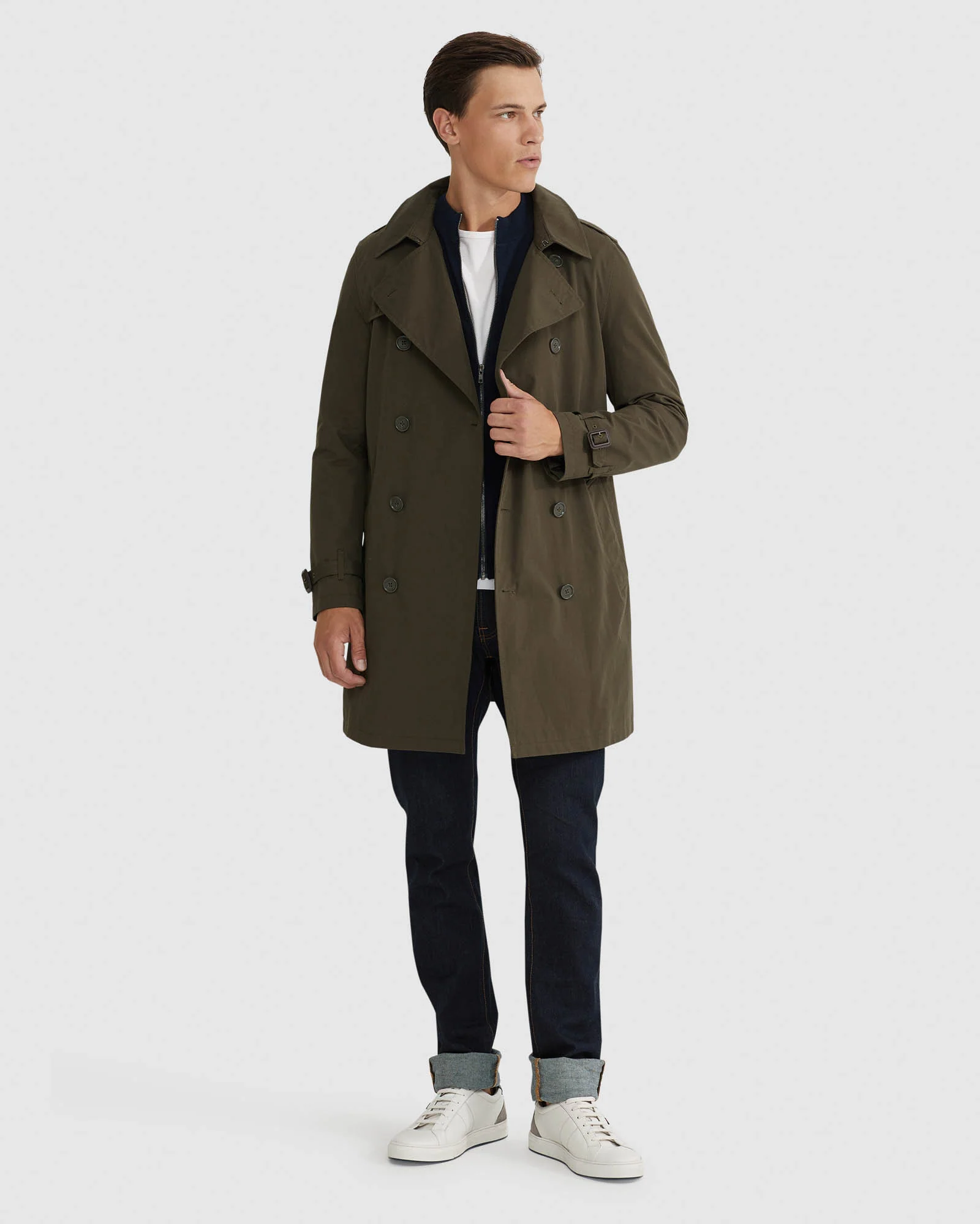 Marco Short Trench Coat - Image 13