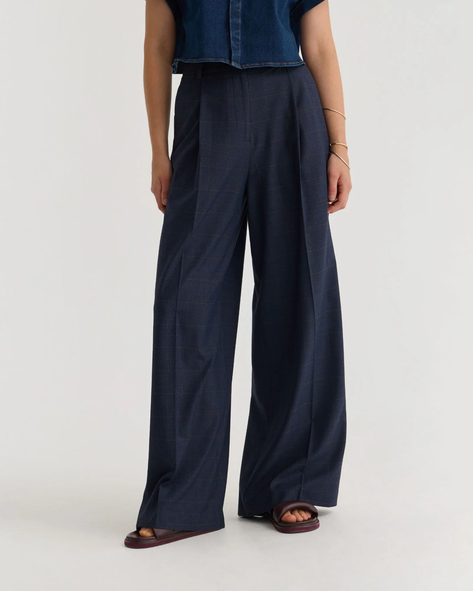 Margot Checked Pants - Image 2