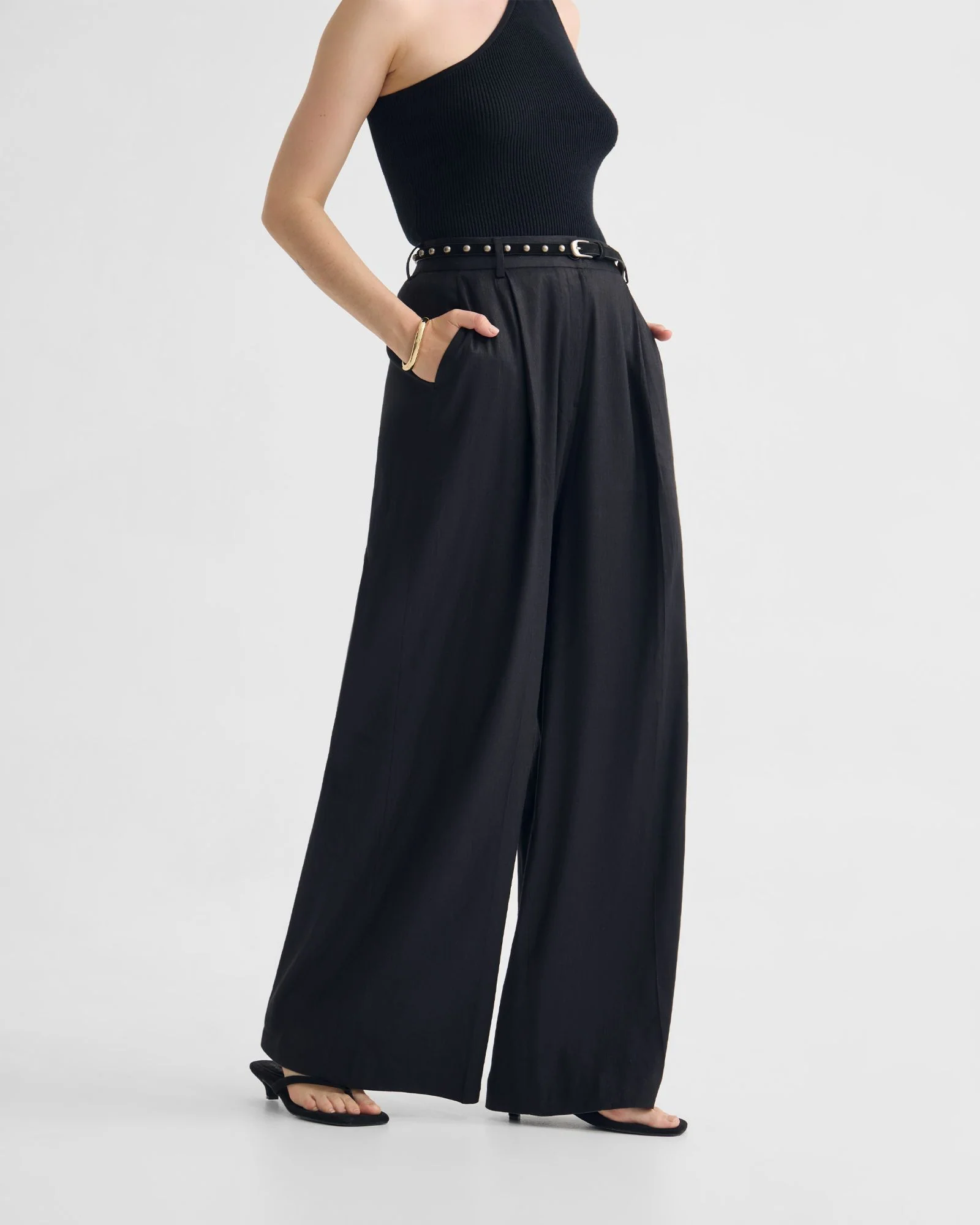 Margot Linen Blend Pant - Image 3