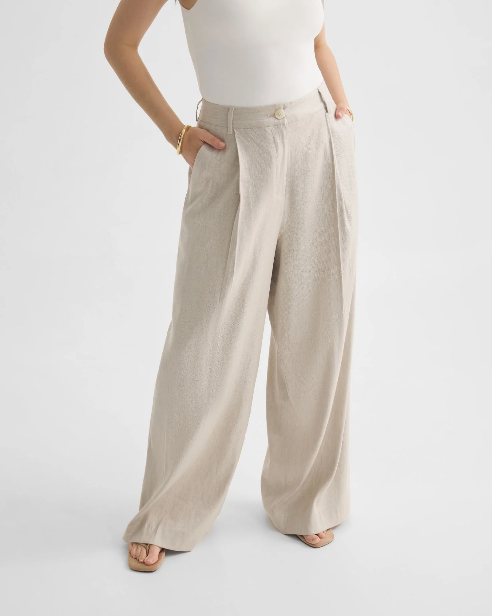 Margot Stretch Linen Pant - Image 5