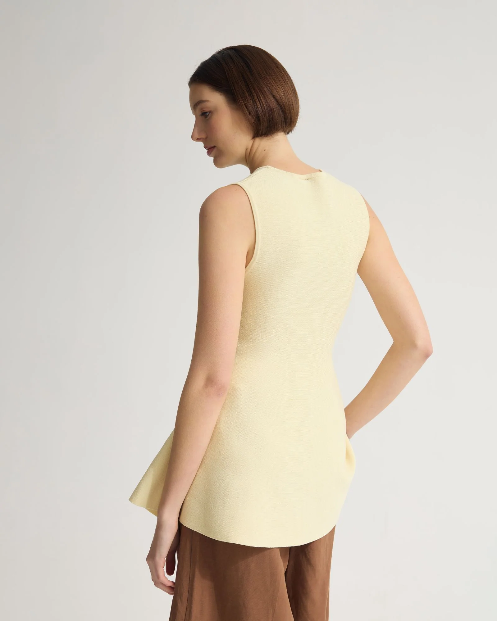 Margot Knitted Peplum Top - Image 3