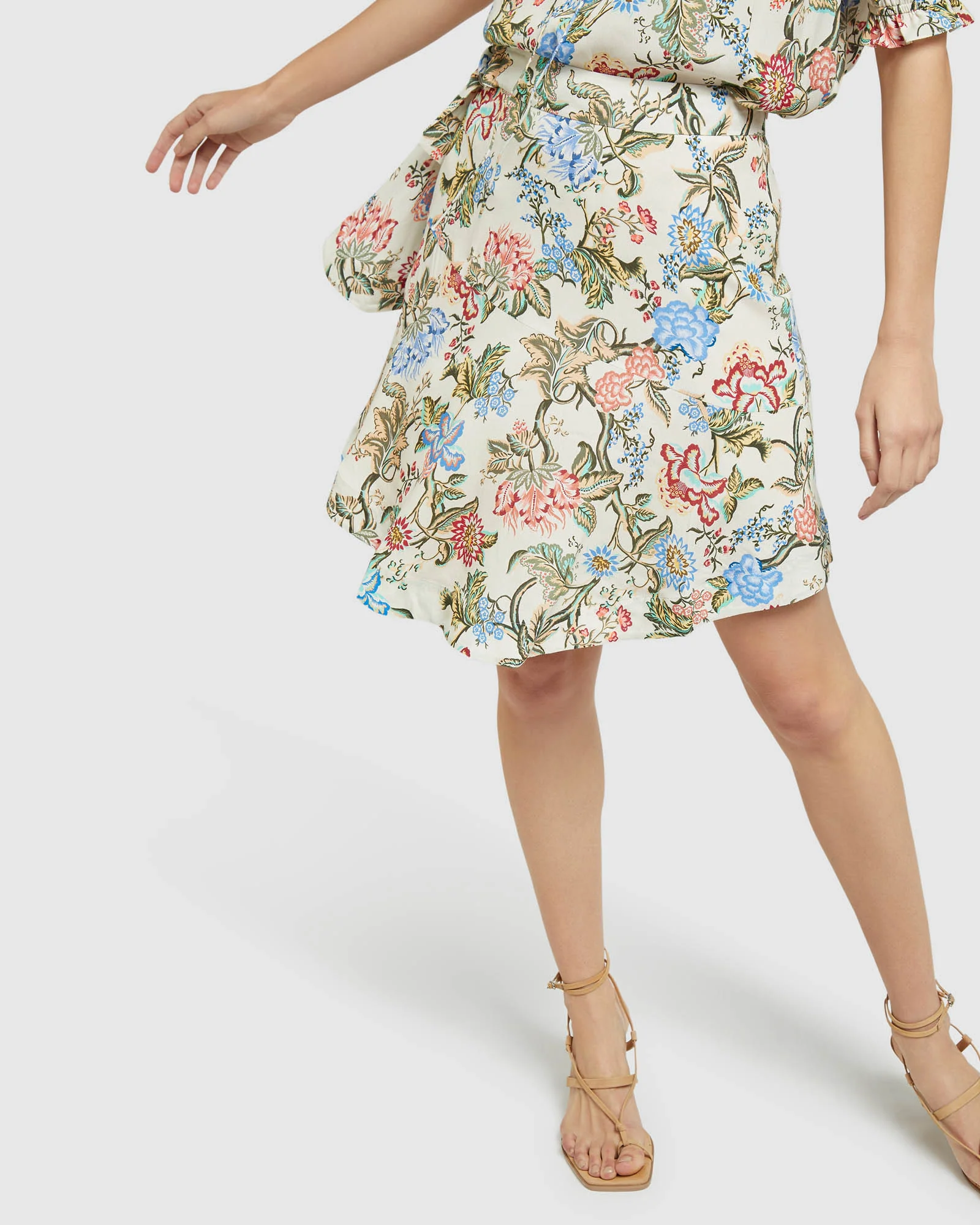 Mariella Chintz Print Skirt - Image 4