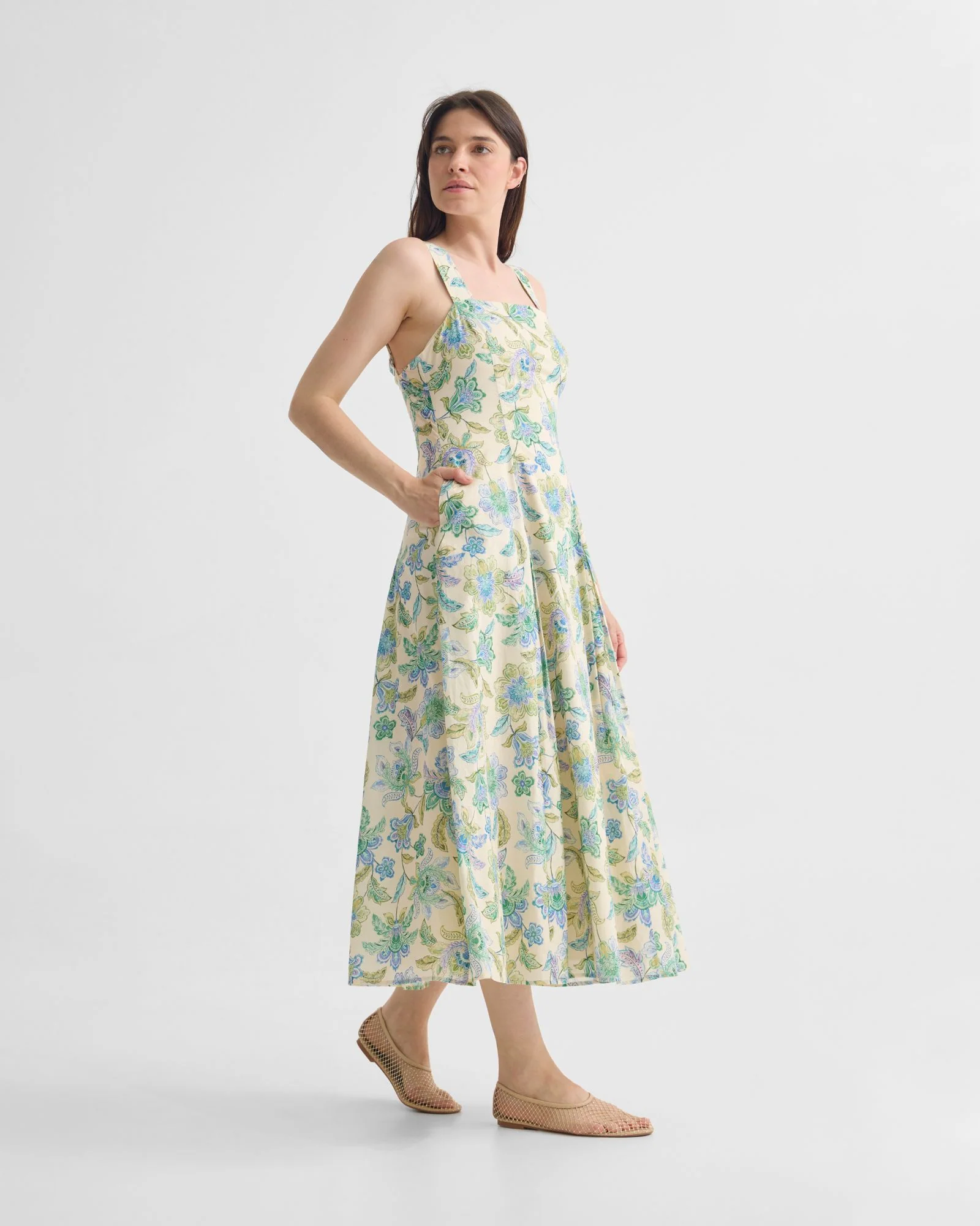 Marion Chintz Floral Dress - Image 3