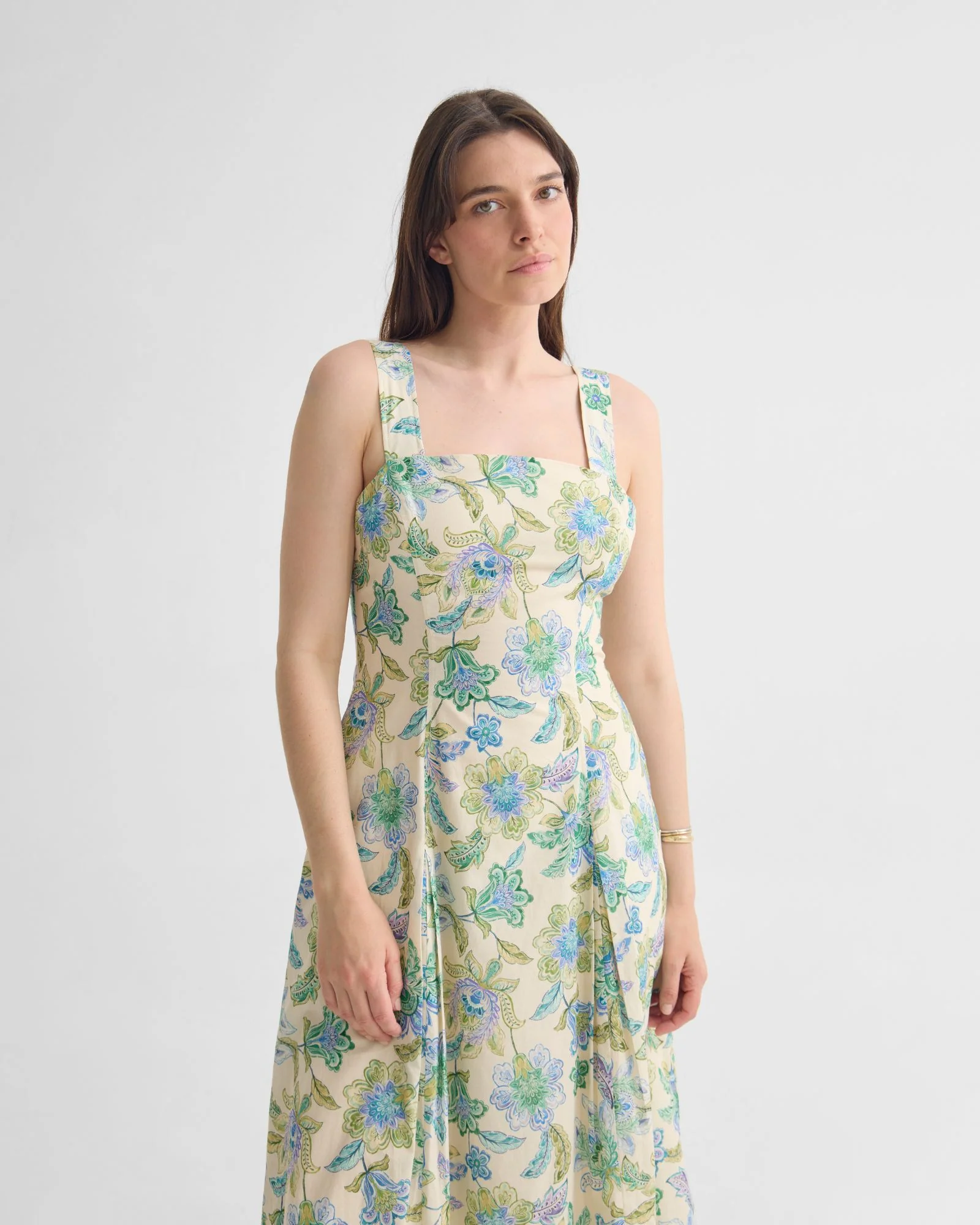 Marion Chintz Floral Dress - Image 5