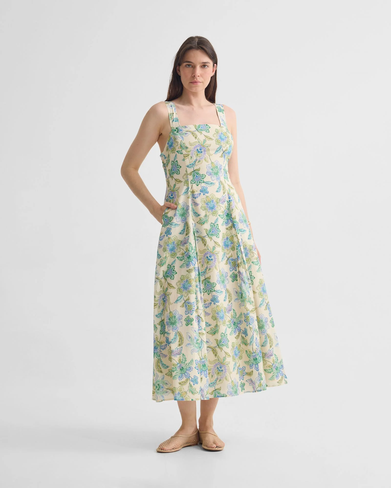 Marion Chintz Floral Dress - Image 6