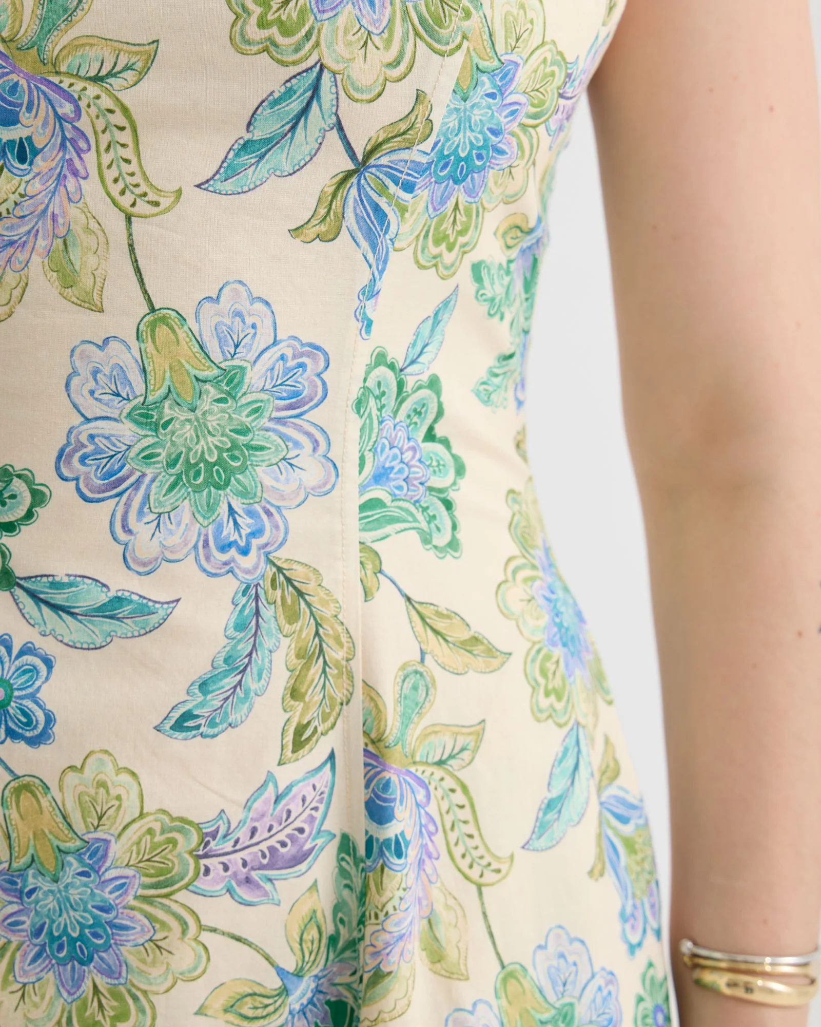 Marion Chintz Floral Dress - Image 7