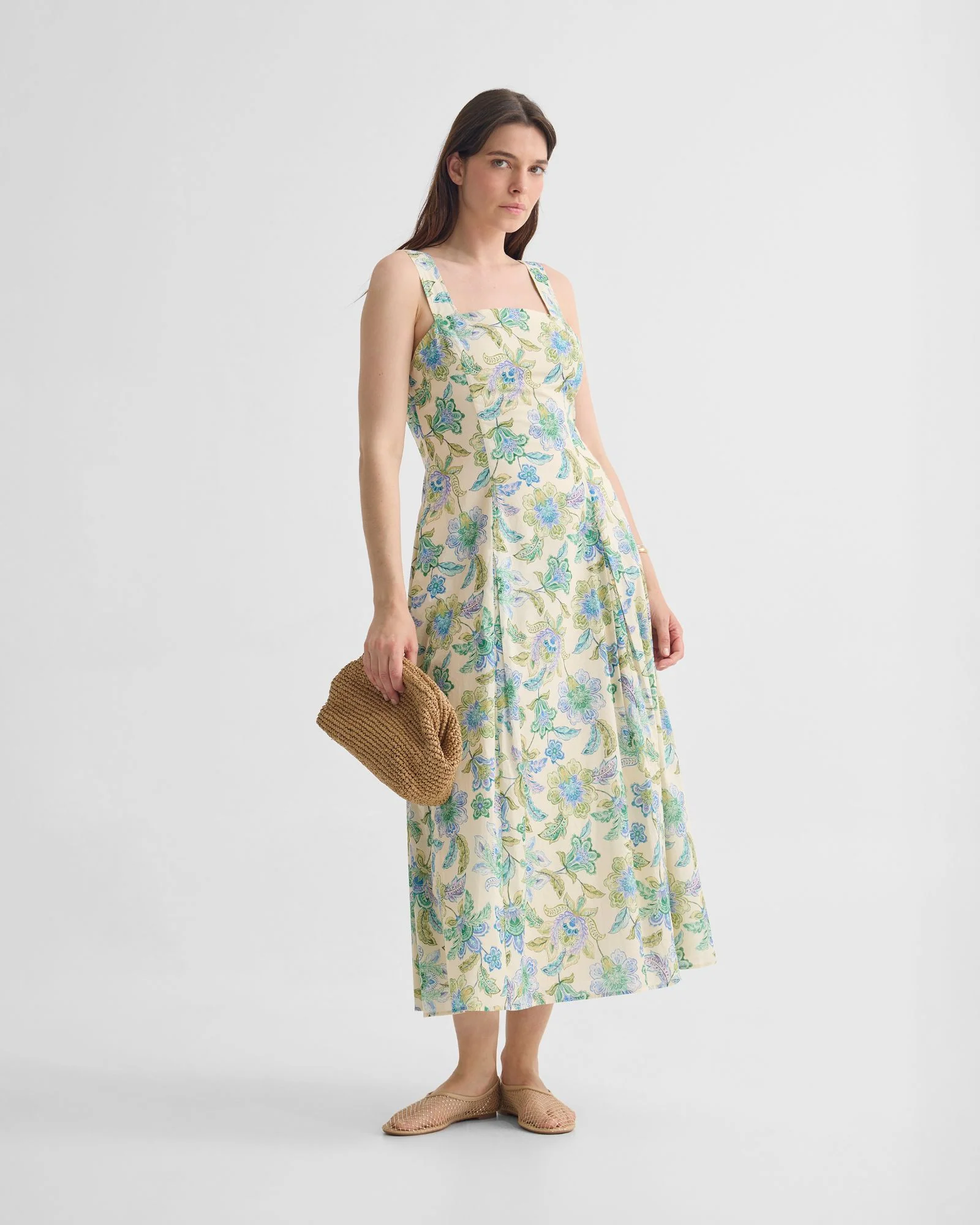 Marion Chintz Floral Dress - Image 8