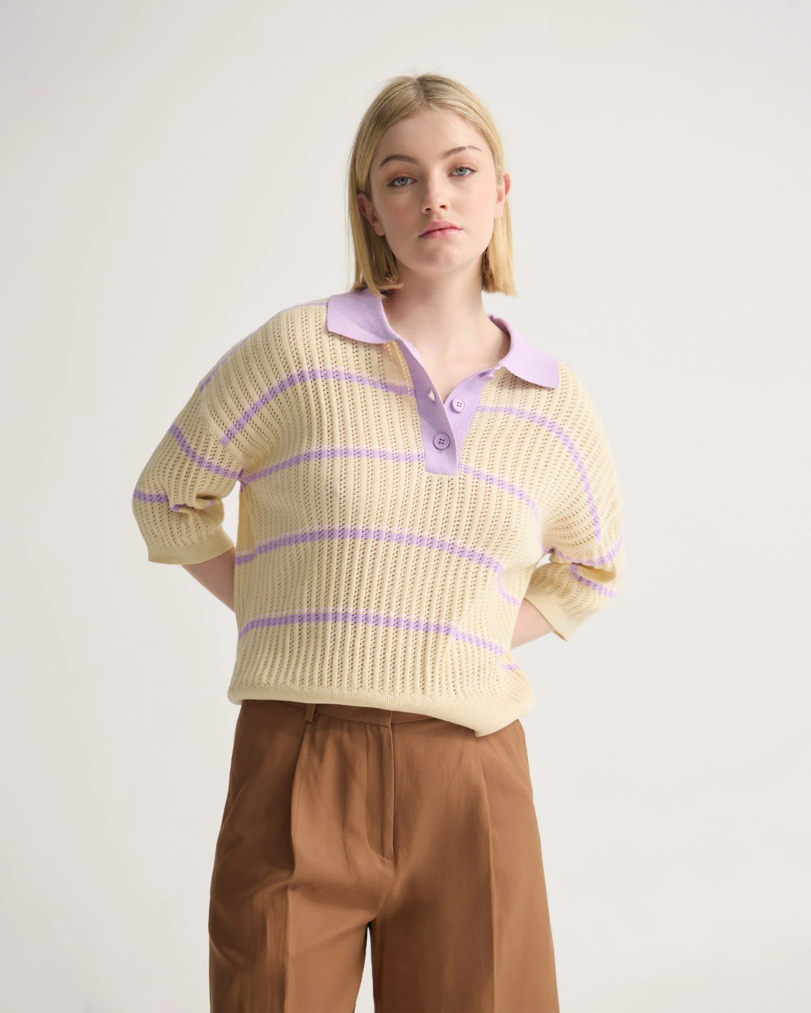 Marissa Knitted Polo - Image 11