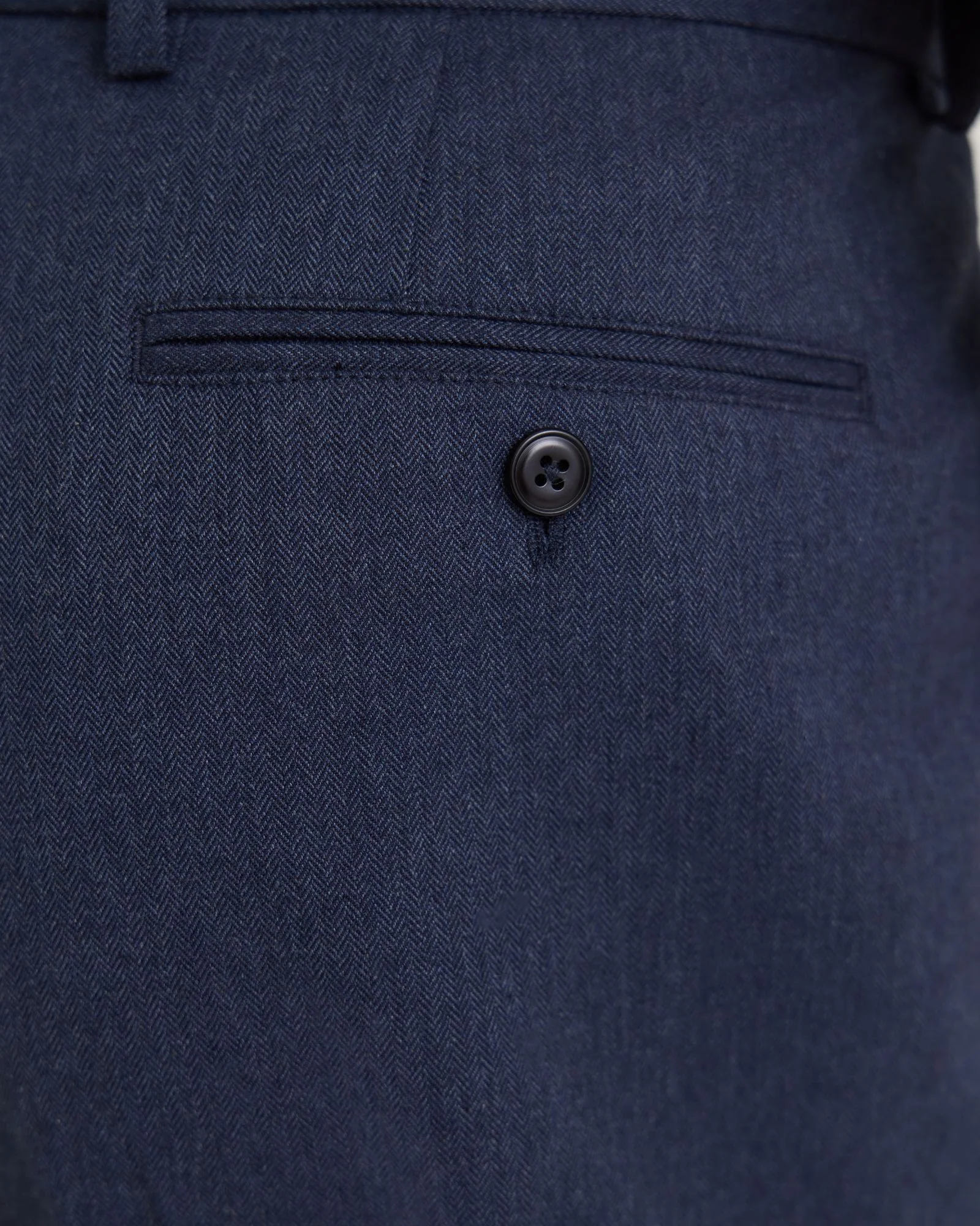Marlo Herringbone Cotton Trousers - Image 6