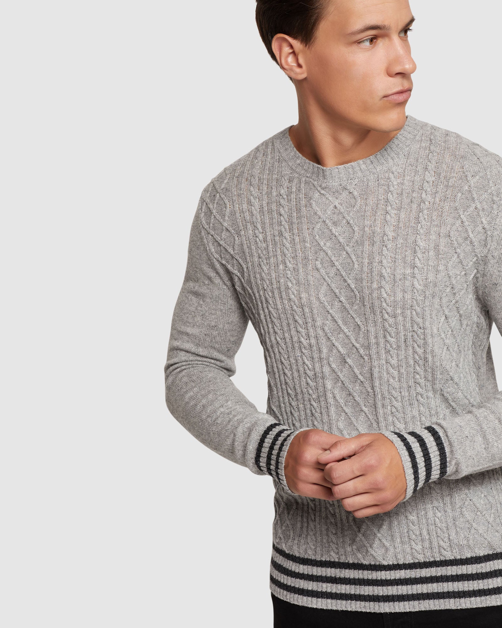 Matteo Cable Knit Pullover - Image 10