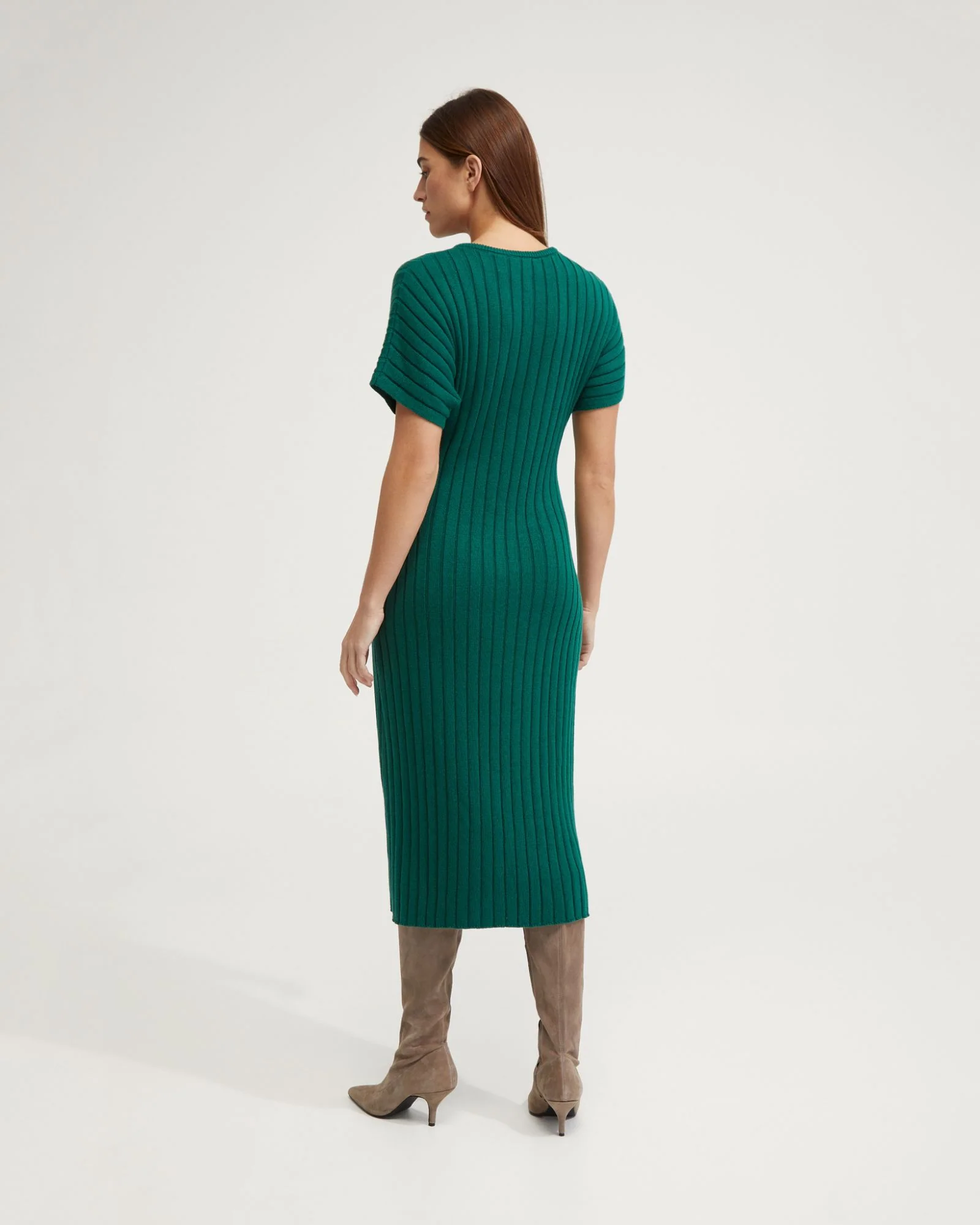 Maya Rib Short Sleeve Dress - Image 10